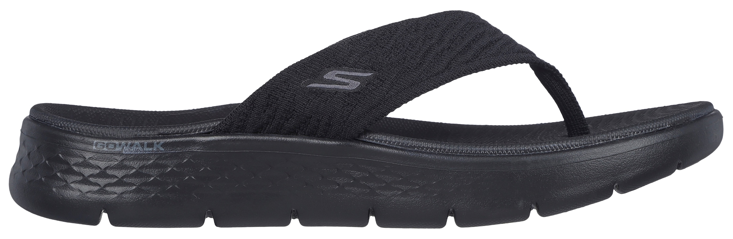 Skechers Zehentrenner »GO WALK FLEX SANDAL-SPLENDOR-X«, Sommerschuh, Schlappen, Poolsildes mit Goga Mat Footbed