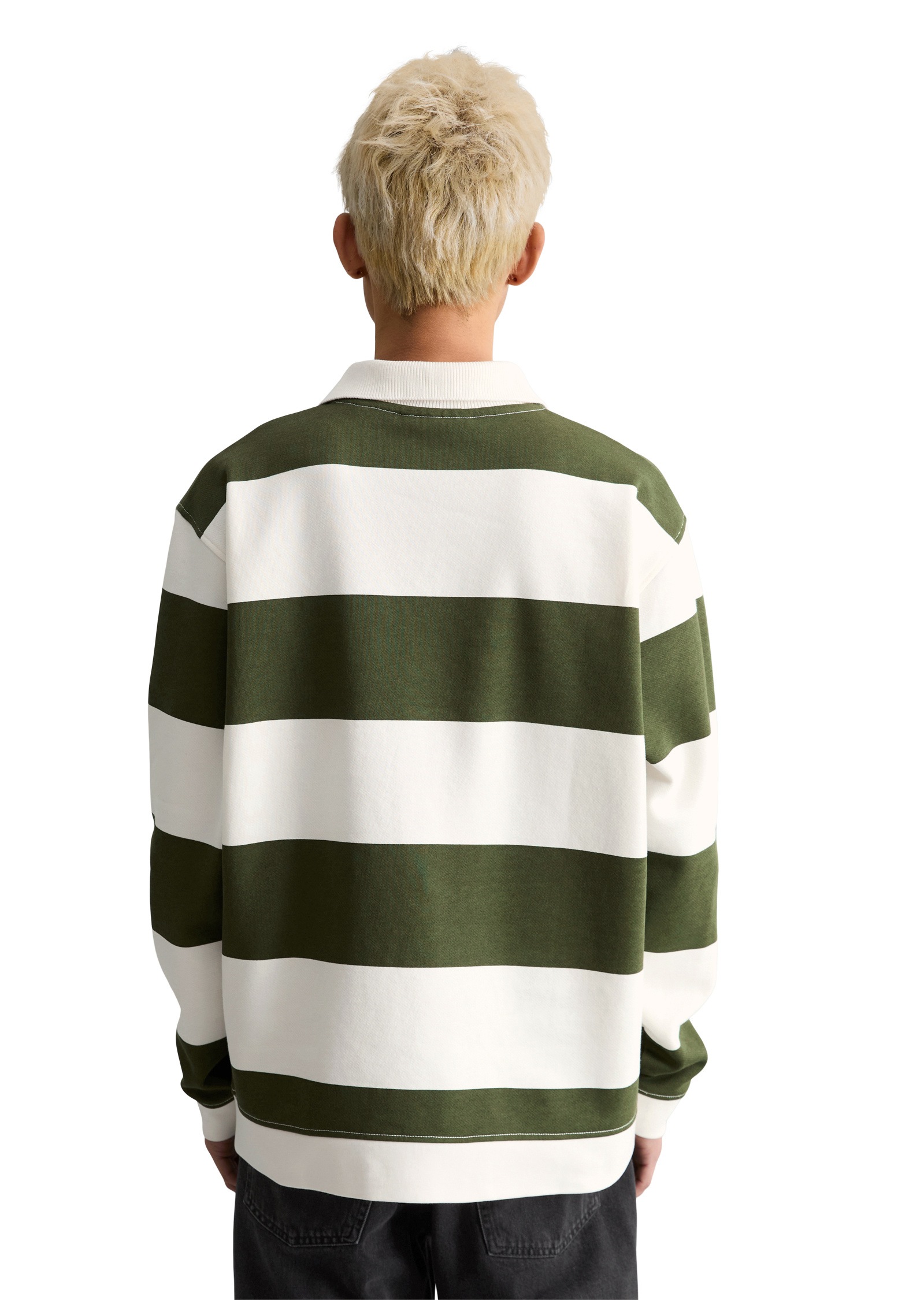 Marc O'Polo DENIM Sweatshirt »mit gedrucktem Streifenmuster«
