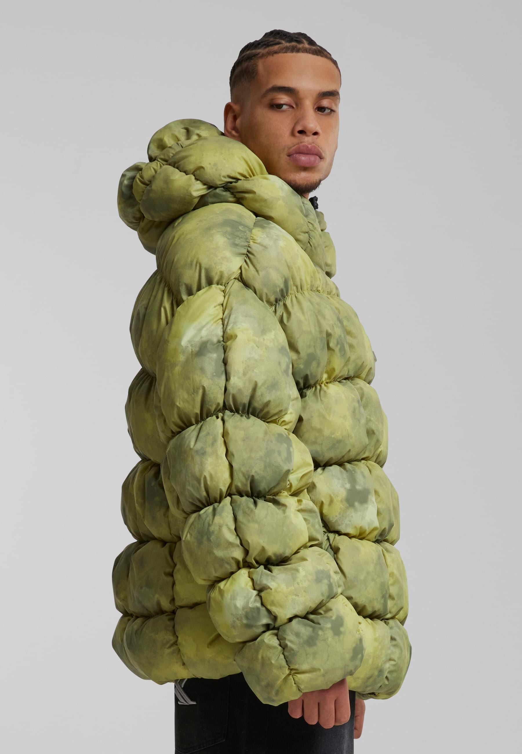 Karl Kani Winterjacke »Karl Kani Karl Kani Sport Patch Square Quilted Puffer Jacket«, (1 St.), ohne Kapuze