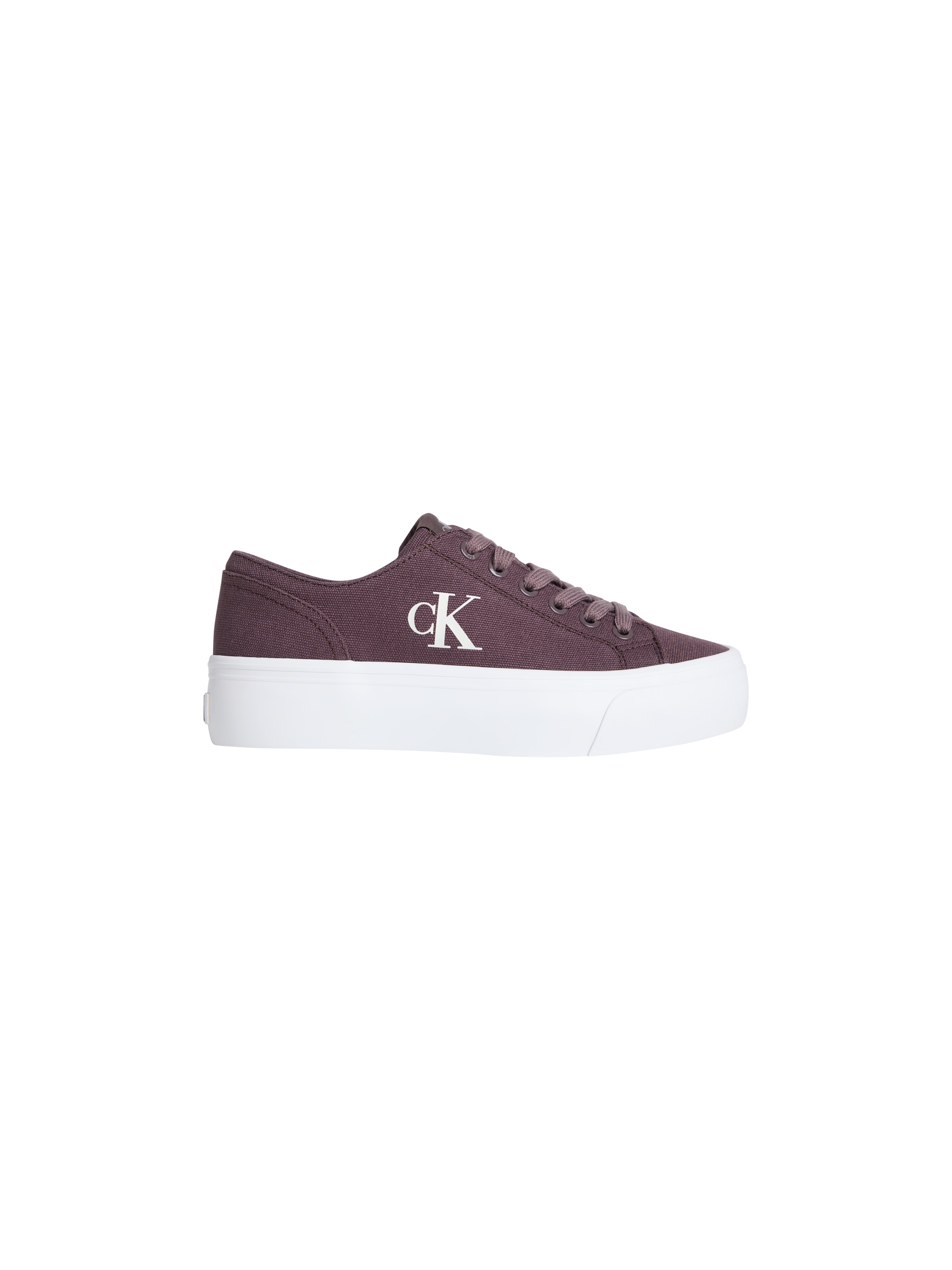 Calvin Klein Jeans "VULC FLATFORM LOW CV MG" Schnürschuh, Freizeitschuh, Halbschuh mit seitlichem Logo