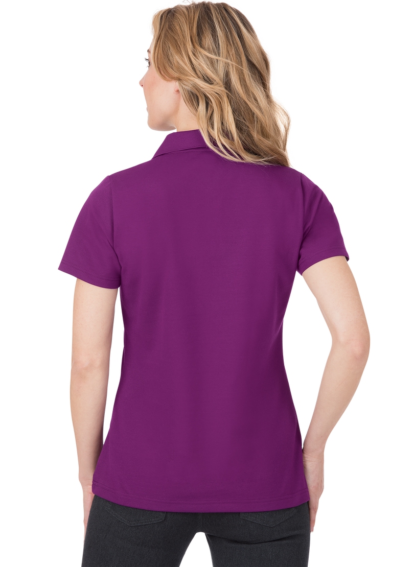 Poloshirt Trigema | bestellen Poloshirt ohne Knopfleiste« »TRIGEMA BAUR für
