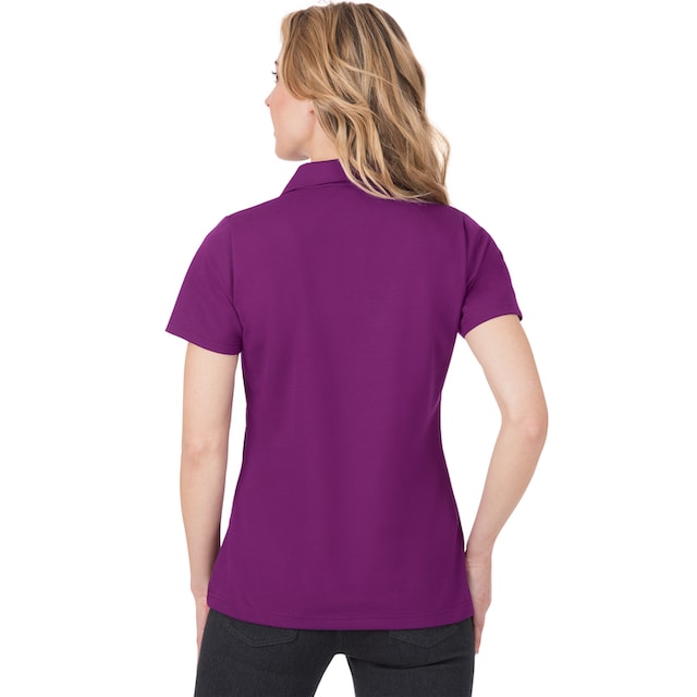 Trigema Poloshirt »TRIGEMA Poloshirt ohne Knopfleiste« für bestellen | BAUR