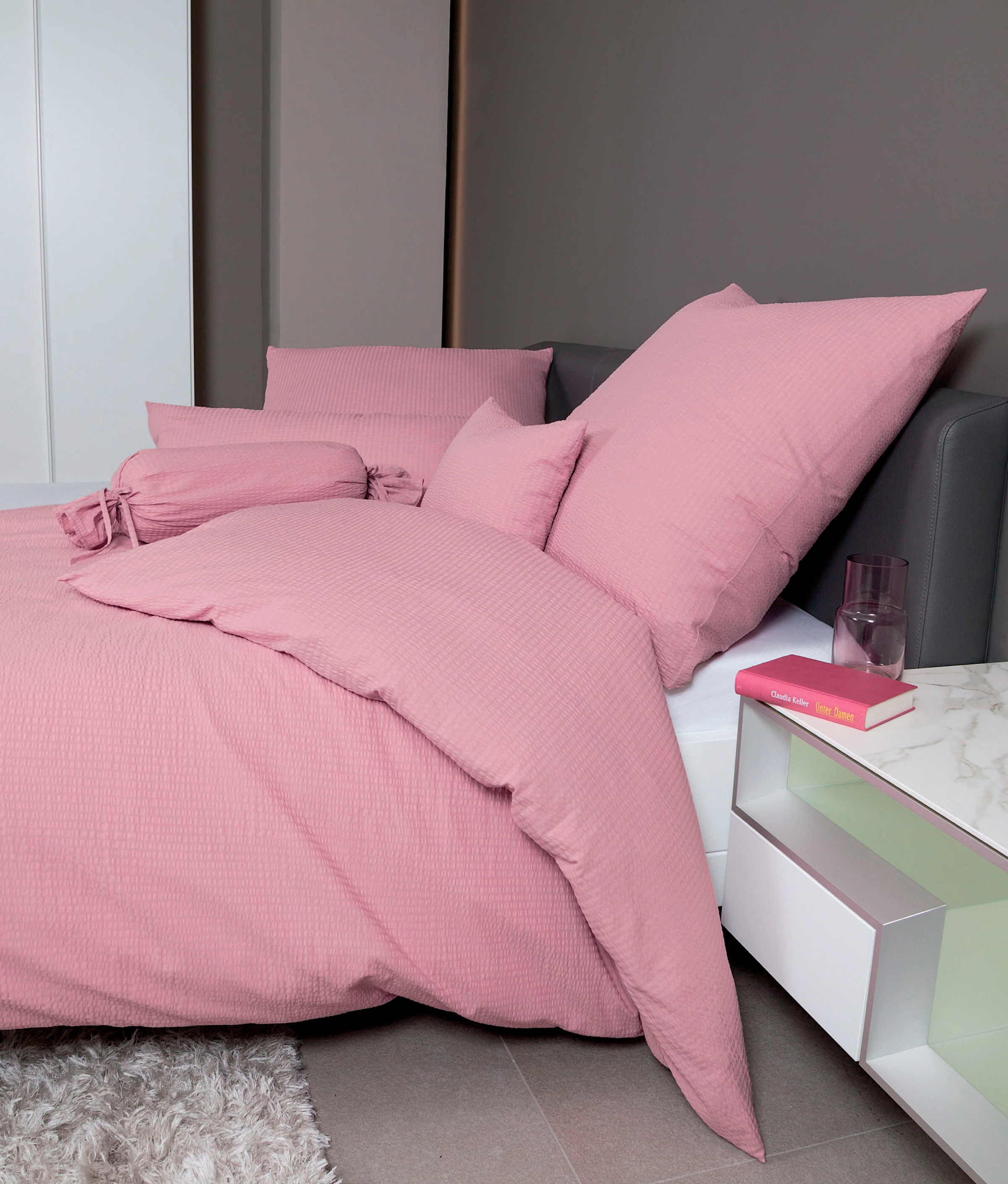Janine Bettwäsche "PIANO 0125 31 135X200,80x80" 3 Stk. mit Reißverschluss günstig online kaufen