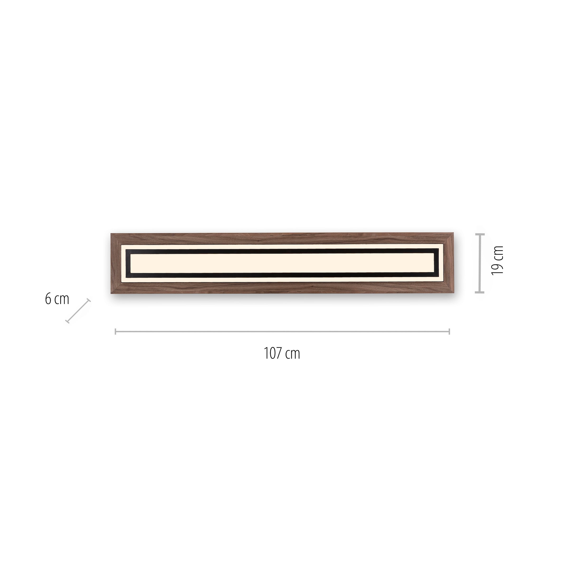 Paul Neuhaus Deckenleuchte »PALMA«, 2 flammig, Leuchtmittel LED-Board-LED-Board | LED fest integriert, CCT - über Fernbedienung, dimmbar über Fernbedienung, Serienschalter