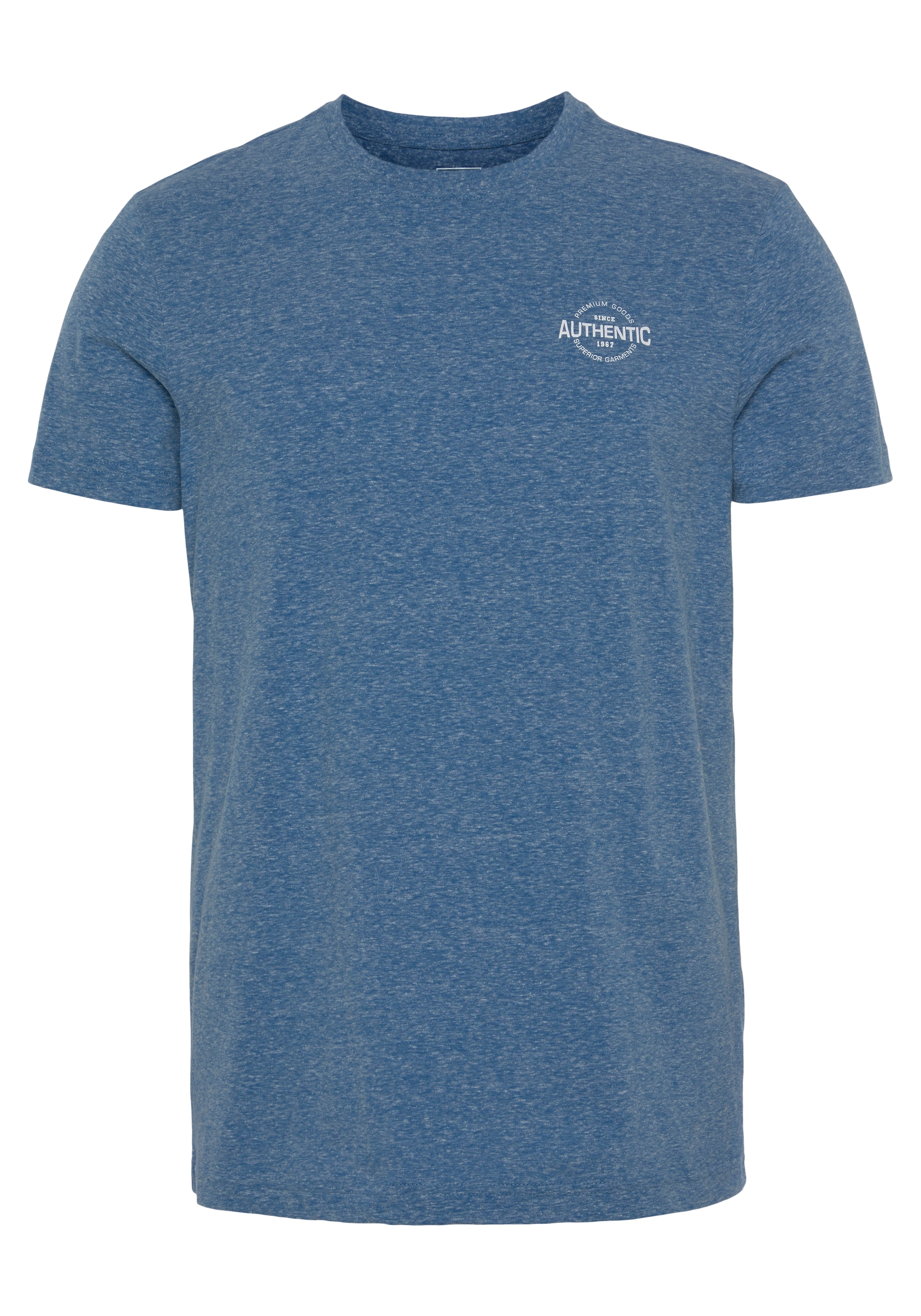 AJC T-Shirt, in für mit Print Melange ▷ besonderer | BAUR und Optik Logo