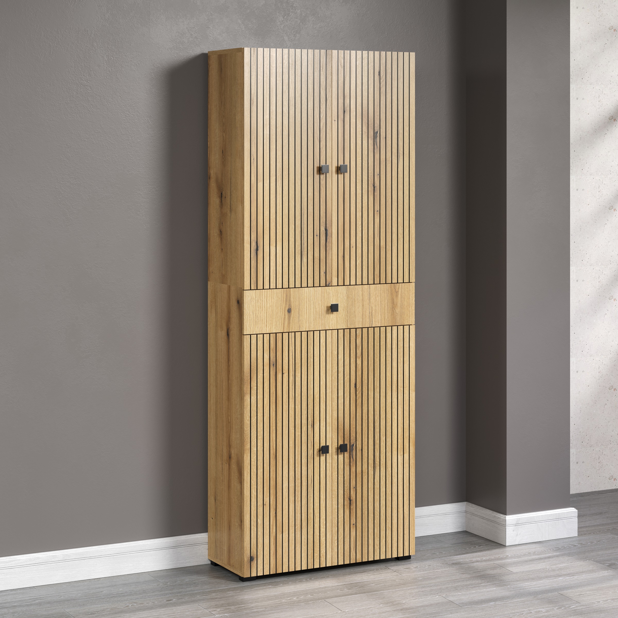 welltime Hochschrank "Amrum", (1 St.), Badezimmerschrank mit und ohne Schub günstig online kaufen