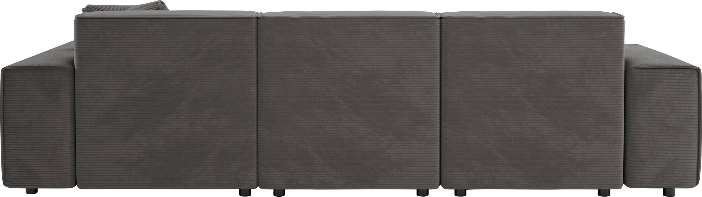 andas Ecksofa »Glimminge L-Form auch in Breitcord, Feincord + Easy care-Bezug,«, Breite 264, Zierkissen