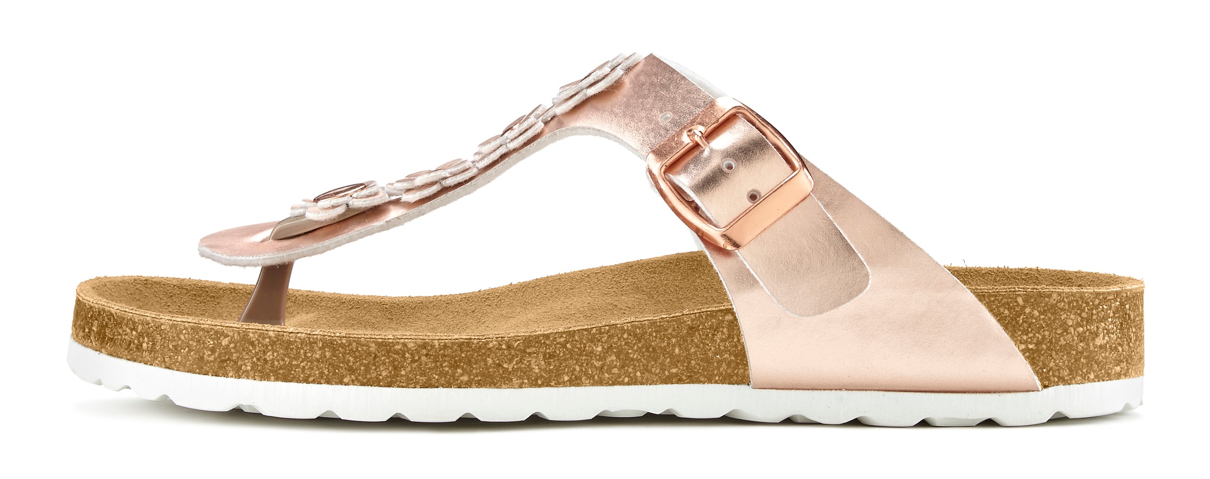 LASCANA Zehentrenner "Sandale, Pantolette, offener Schuh, Sommerschuh," glä günstig online kaufen