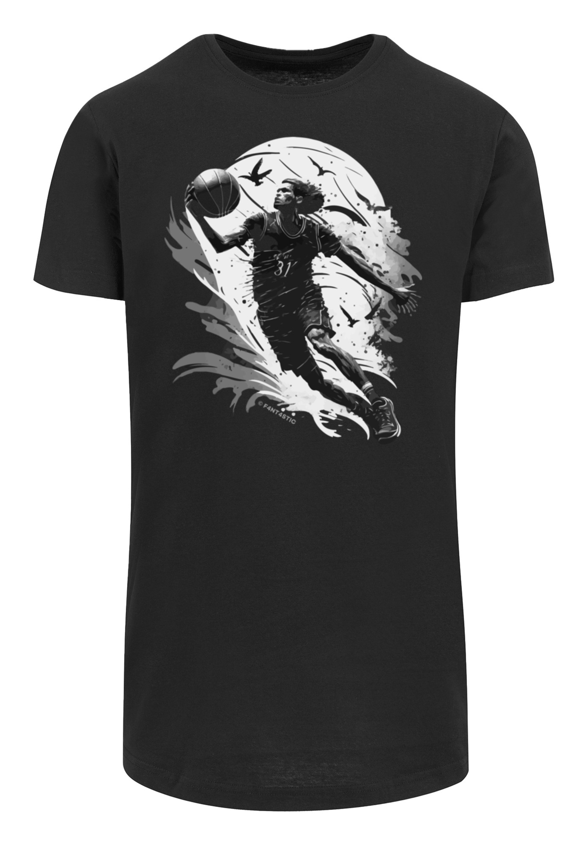 F4NT4STIC T-Shirt »Basketball Spieler«, Print