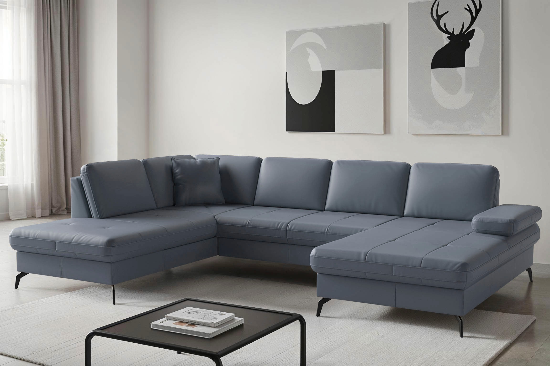 sit&more Wohnlandschaft "Morris Jubi, Breite 300 cm" mit Armteilfunktion, optional mit Schlaffunktion