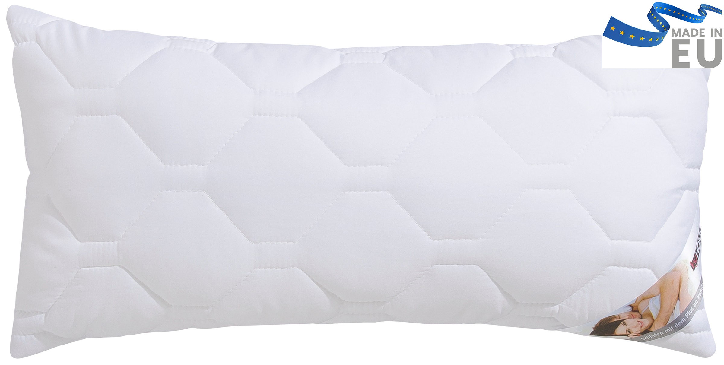 OTTO home Microfaserkissen "Rike Kopfkissen 40x80 cm, 80x80 cm" Füllung: Po günstig online kaufen