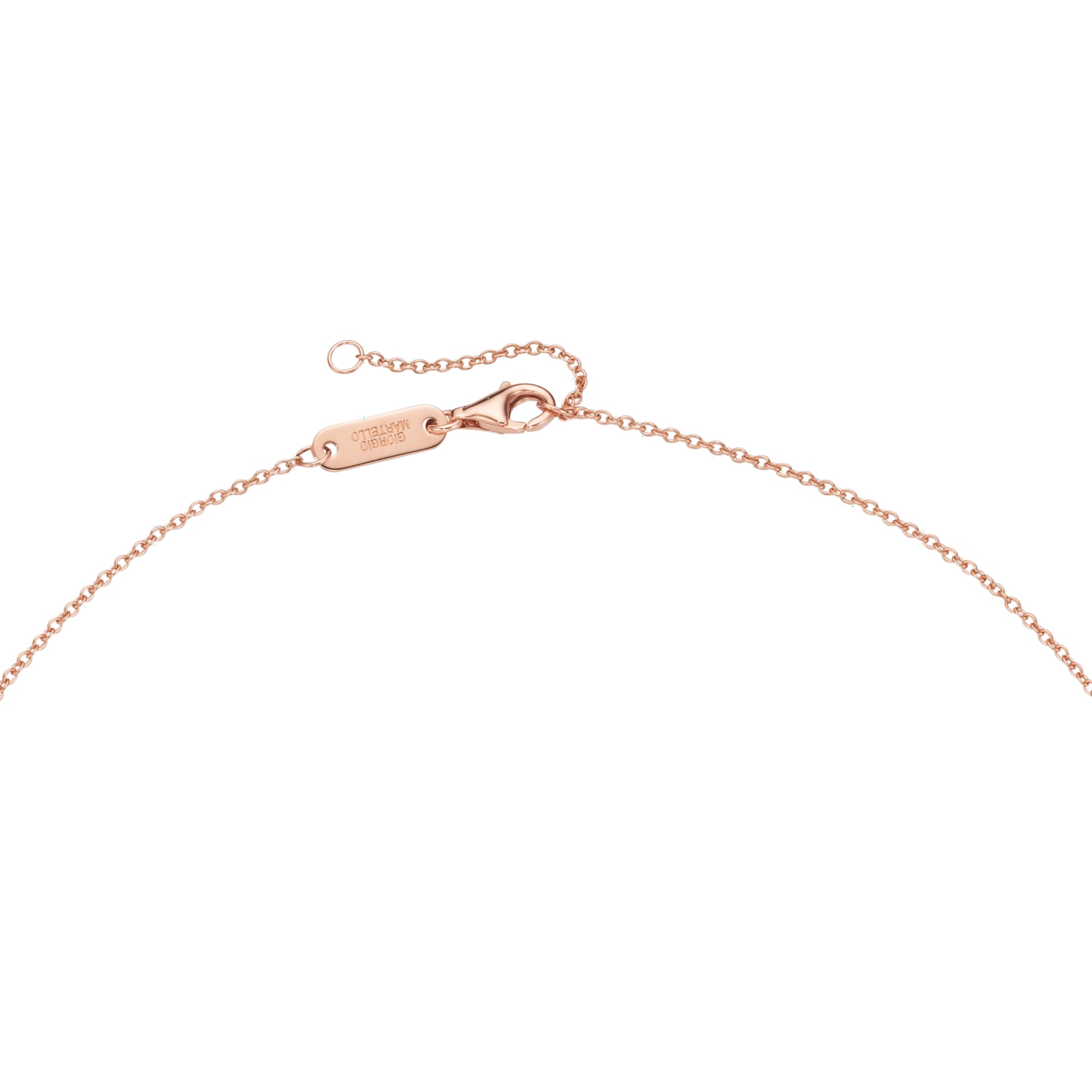 GIORGIO MARTELLO MILANO Collier »mit synth. Rubin, Saphir und Kristallsteinen, Silber 925«