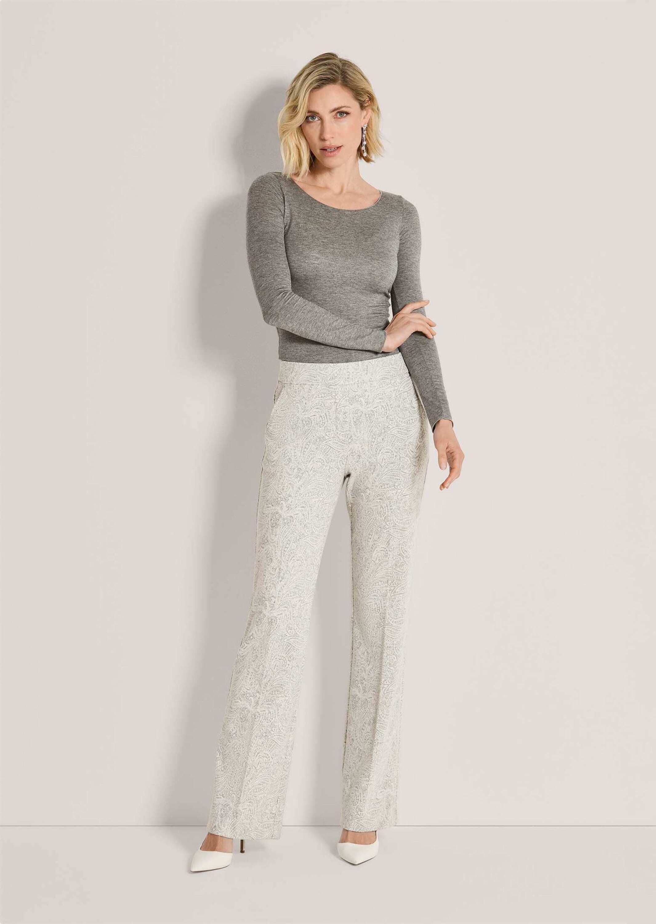 MADELEINE Jerseyhose »Hose Schmale Jerseyhose mit Paisley-Druck«