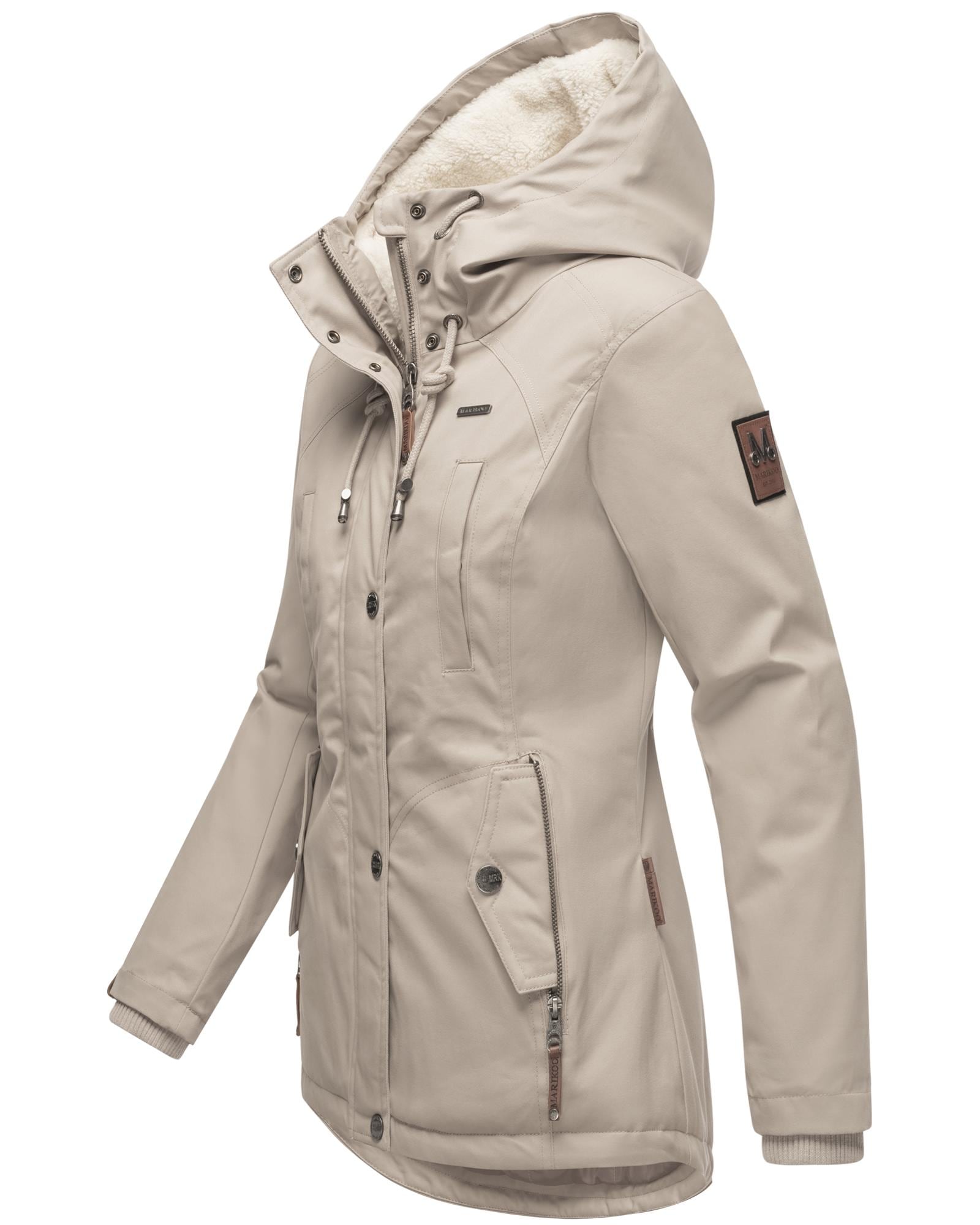 Marikoo Winterjacke »Bikoo«, mit Kapuze, sportliche Damen Outdoor Baumwolljacke mit Kapuze