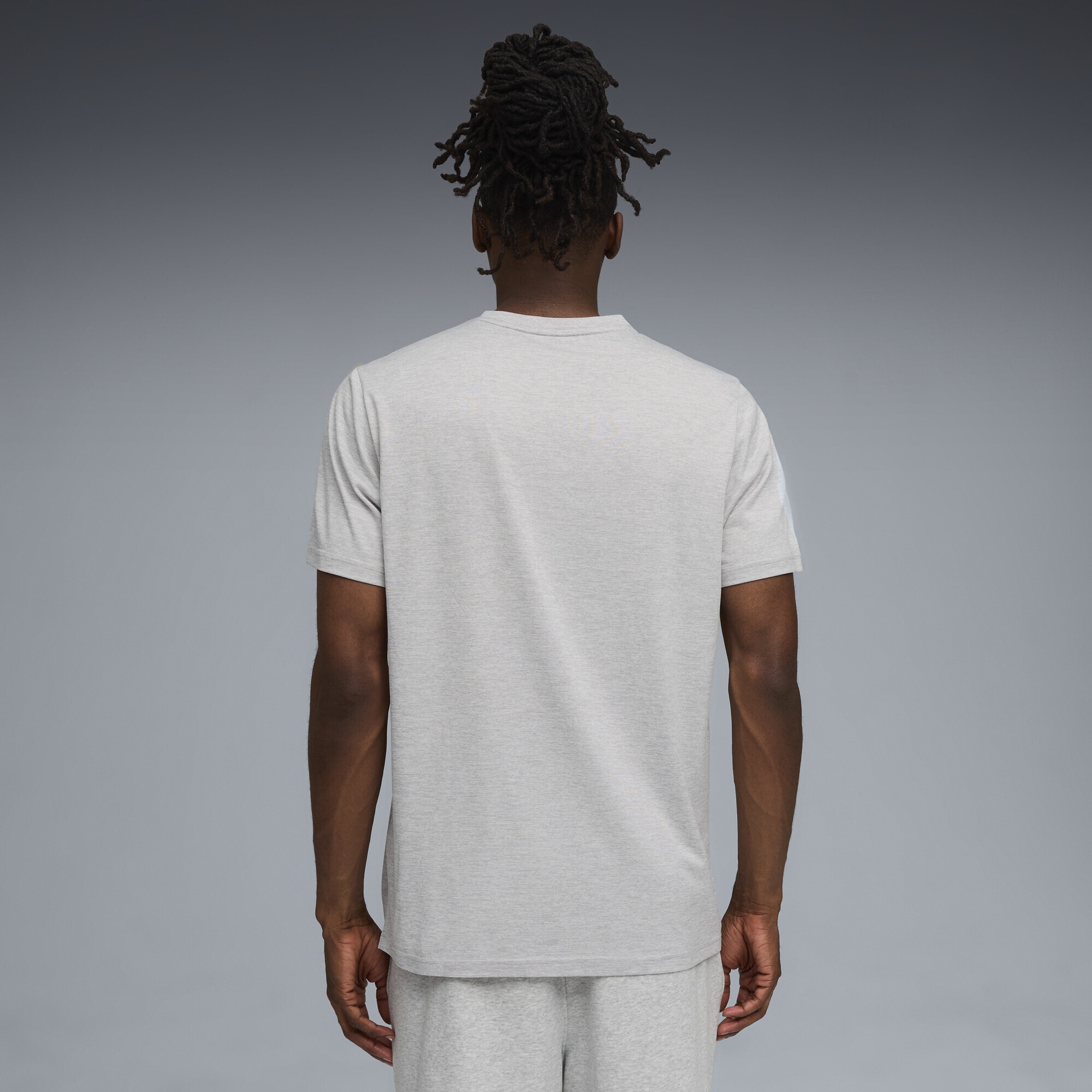 PUMA Trainingsshirt »TAD ESSENTIALS Meliertes T-Shirt mit Cat Logo Herren«