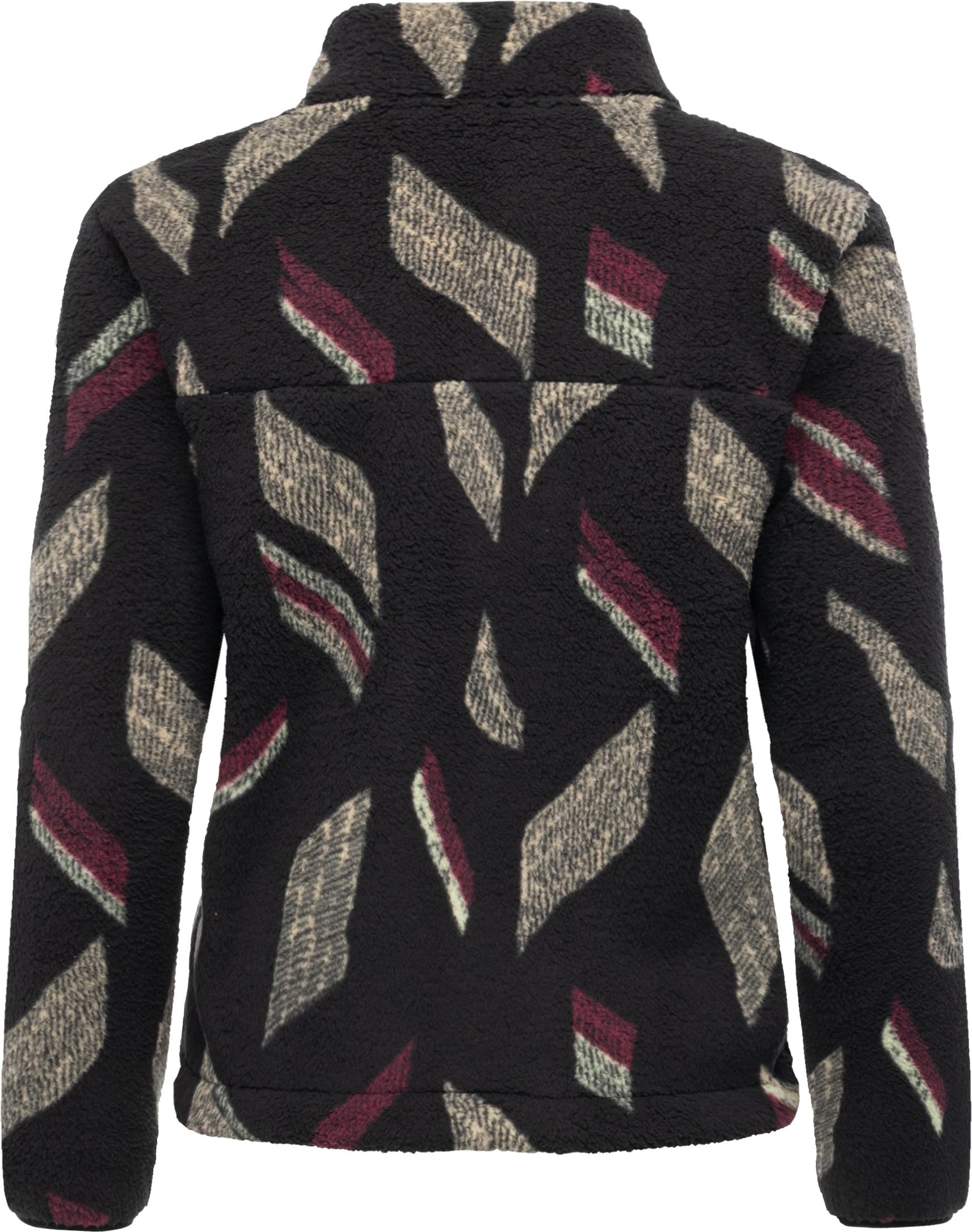 Ragwear Plüschjacke »Alaris« ohne Kapuze Kuschelige Fleecejacke mit Brusttasche