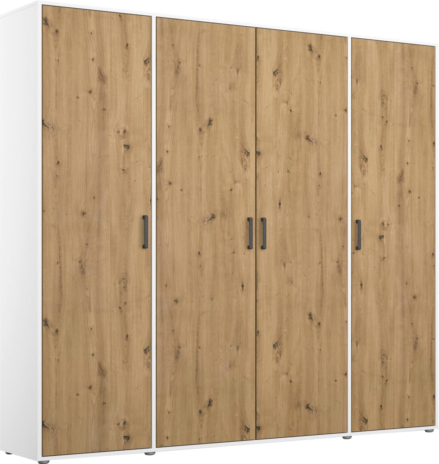 rauch Kleiderschrank "VOYAGER Garderobe Wäscheschrank Schlafzimmer" in 3 verschiedenen Ausstattungen BASIC/CLASSIC/PREMIUM, mit 2 modernen Griffvarianten, viel Stauraum MADE IN GERMANY