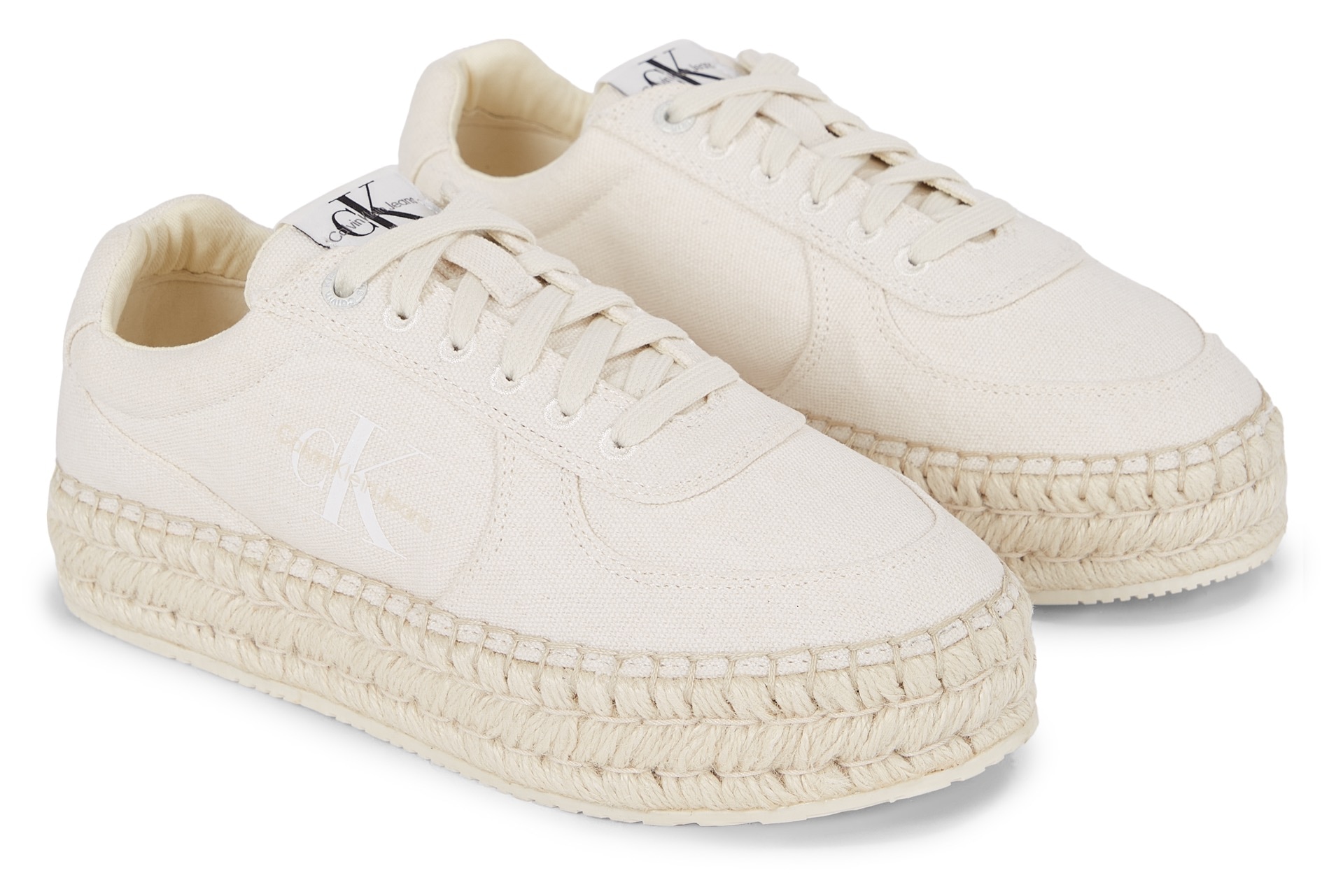 Calvin Klein Jeans Schnürschuh "ESPADRILLE SNEAKER CS BTW", mit Plateausohl günstig online kaufen