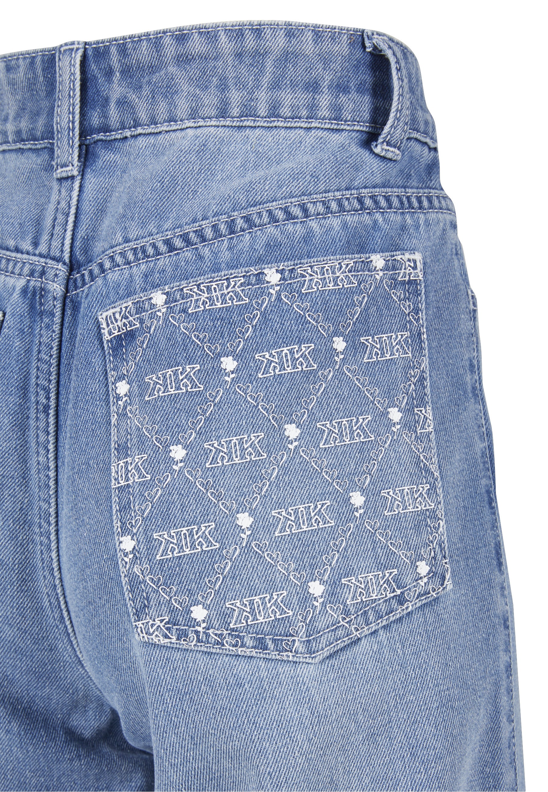 Karl Kani Bequeme Jeans »Karl Kani Karl Kani OG Aop Back Pocket Baggy Junior«