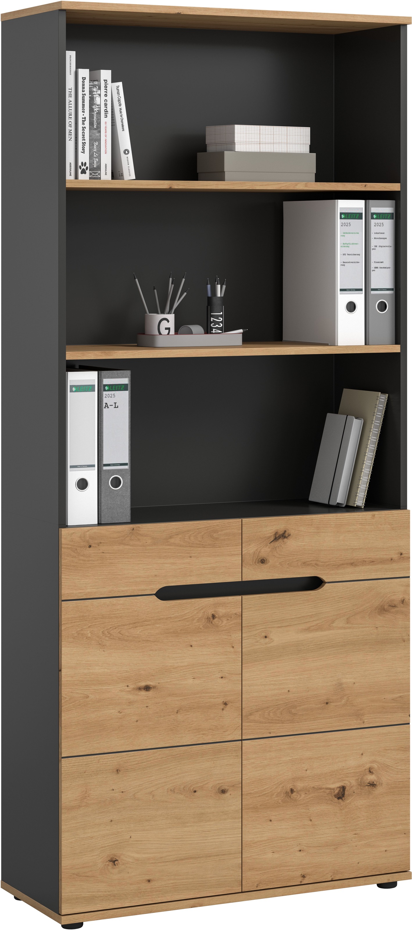 Home affaire Aktenschrank "REHAT, Büroschrank" bietet viel Stauraum für ca. günstig online kaufen