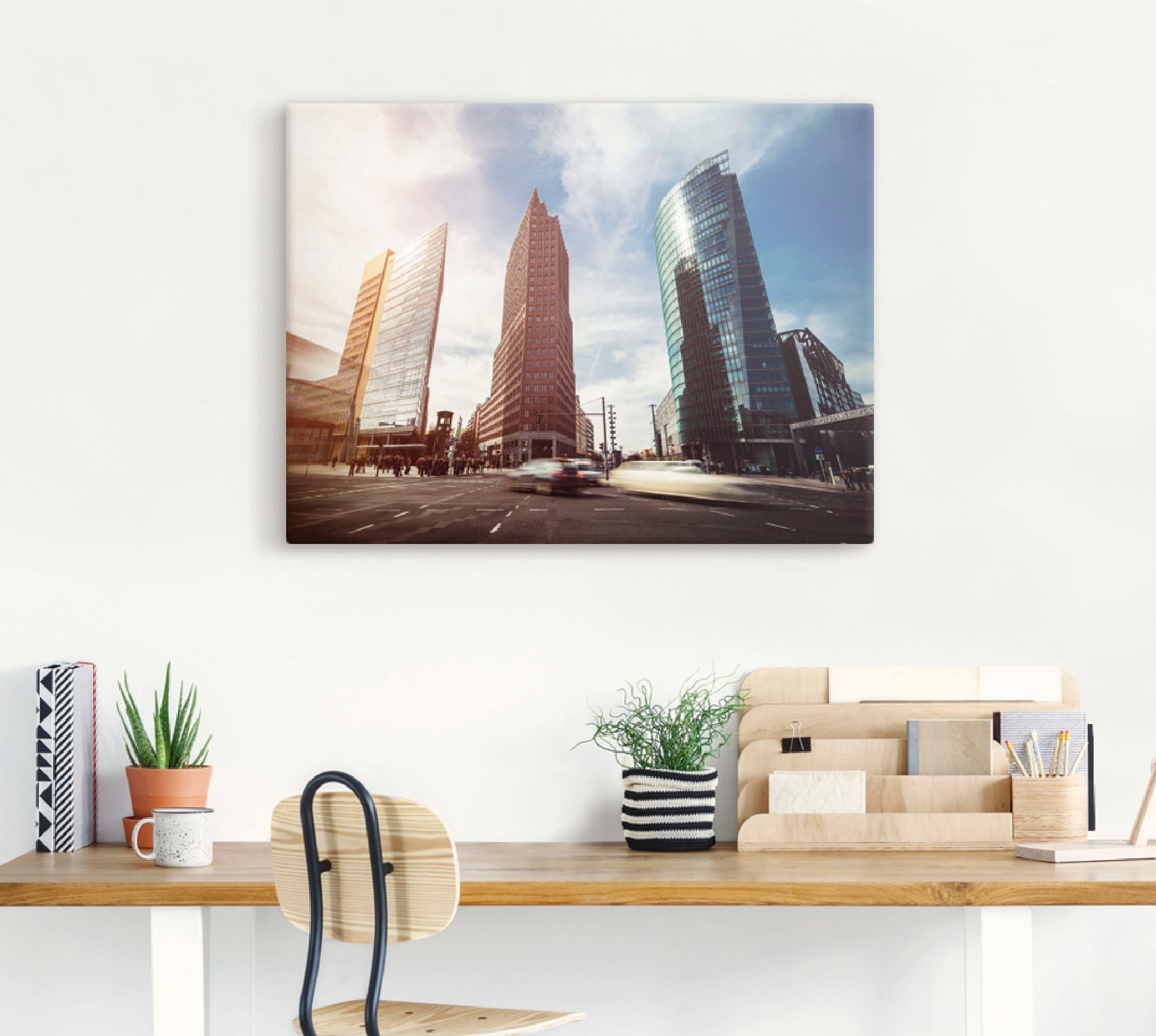 Artland Wandbild »Potsdamer Platz Berlin I«, Deutschland, (1 St.), als Alubild, Leinwandbild, Wandaufkleber oder Poster in versch. Größen