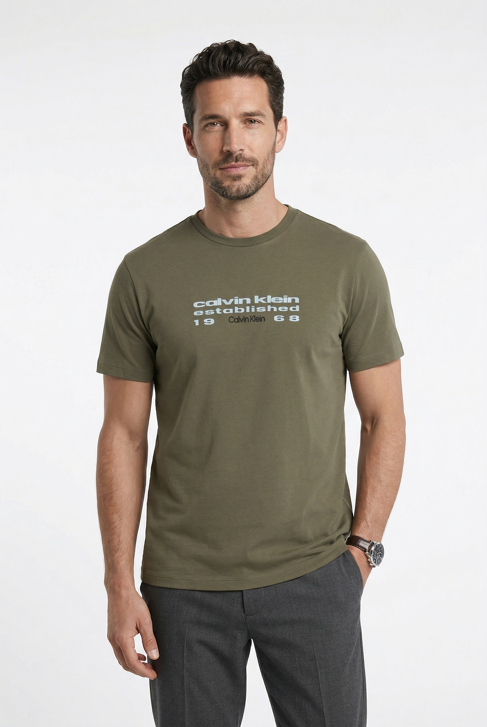 Calvin Klein Jeans T-Shirt "CALVIN KLEIN FUTUR" Regular fit mit Rundhalsausschnitt