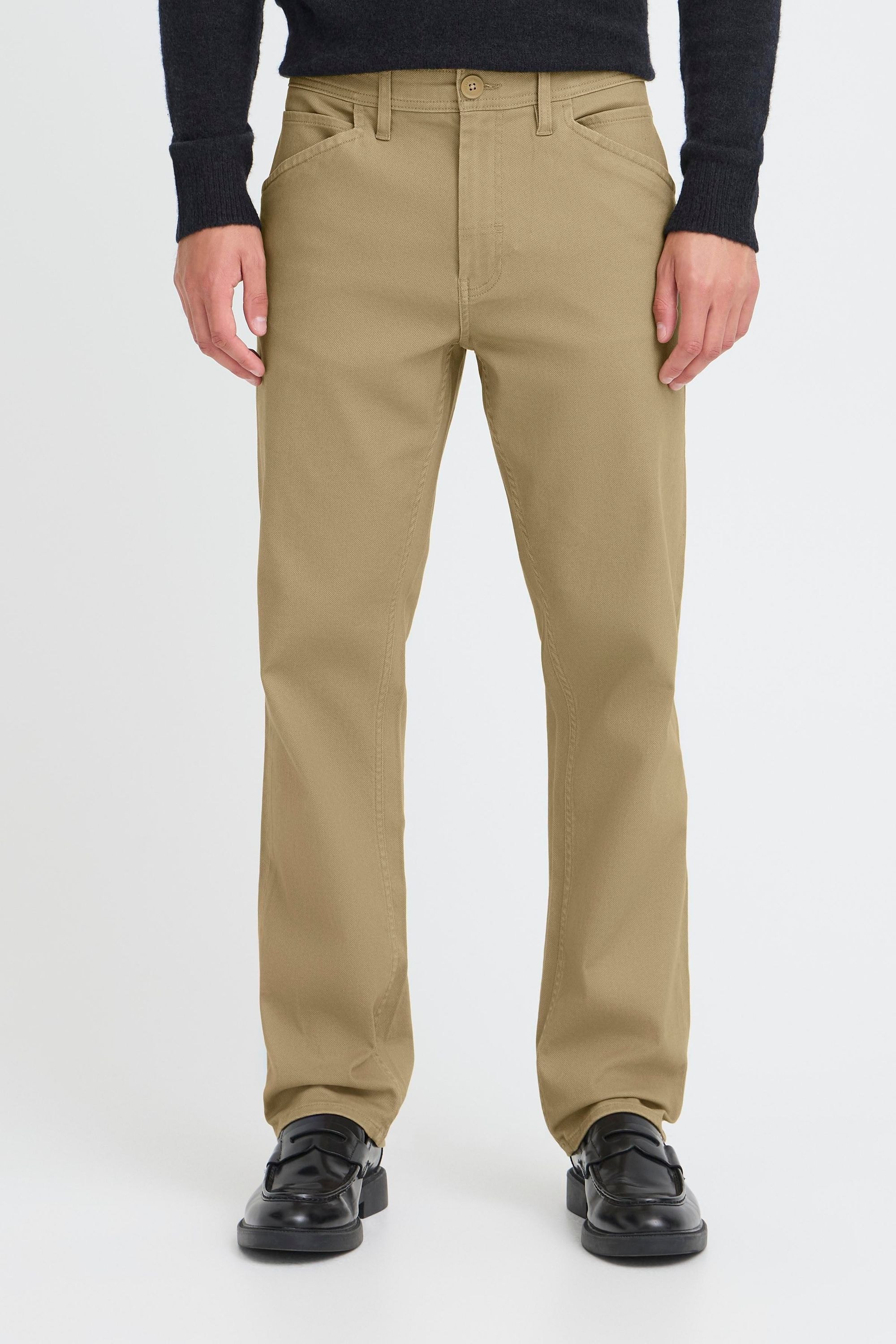 Blend Chinohose "BHStipo" Strukturierte Stoffhose im 5-Pocket-Look - Regula günstig online kaufen