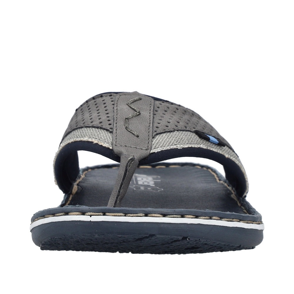 Rieker Thong Sandals Grey Size 42 3