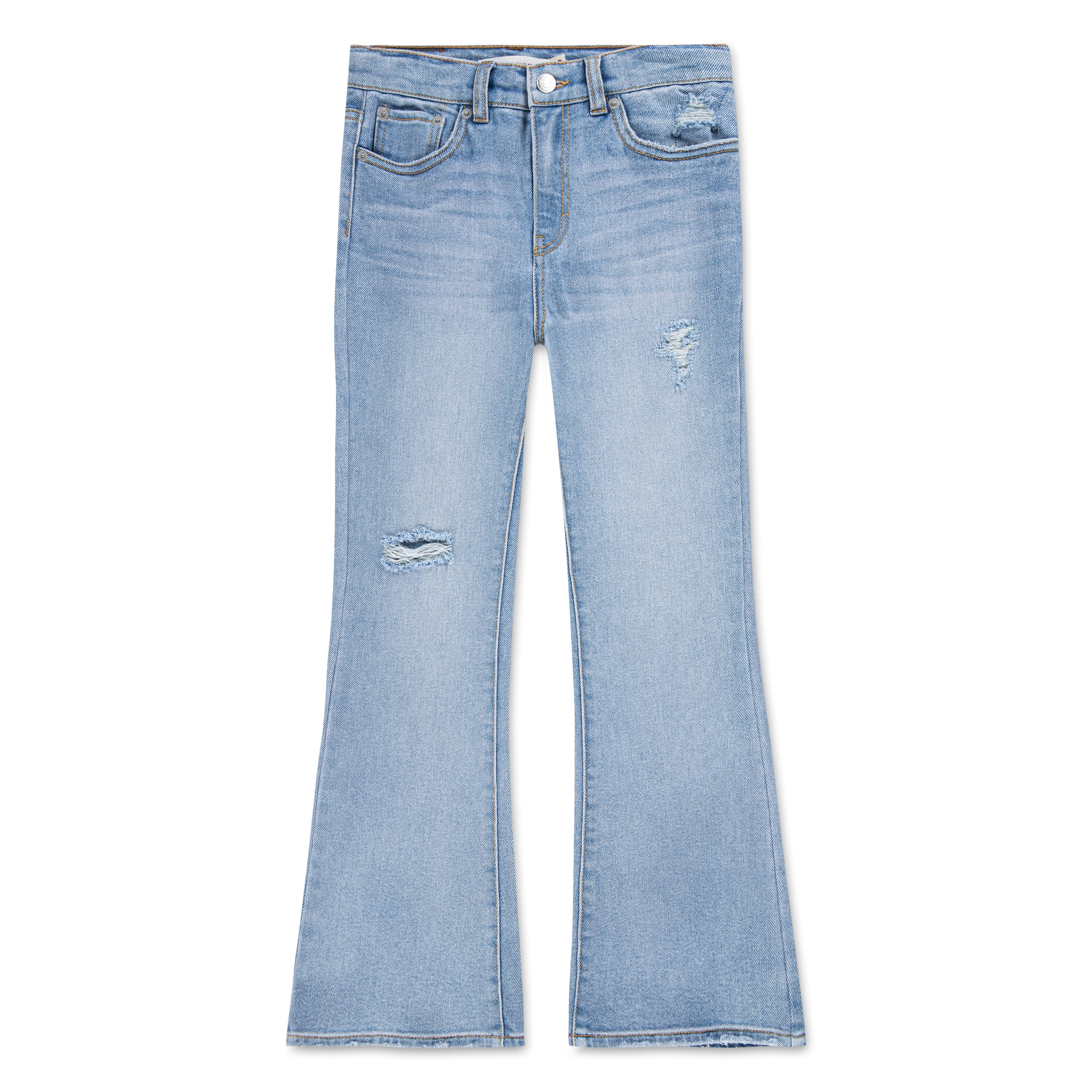 Levis Kids Bootcut-Jeans "LVG BAGGY FLARE" Flared, Destroyed-Effekte for Girls