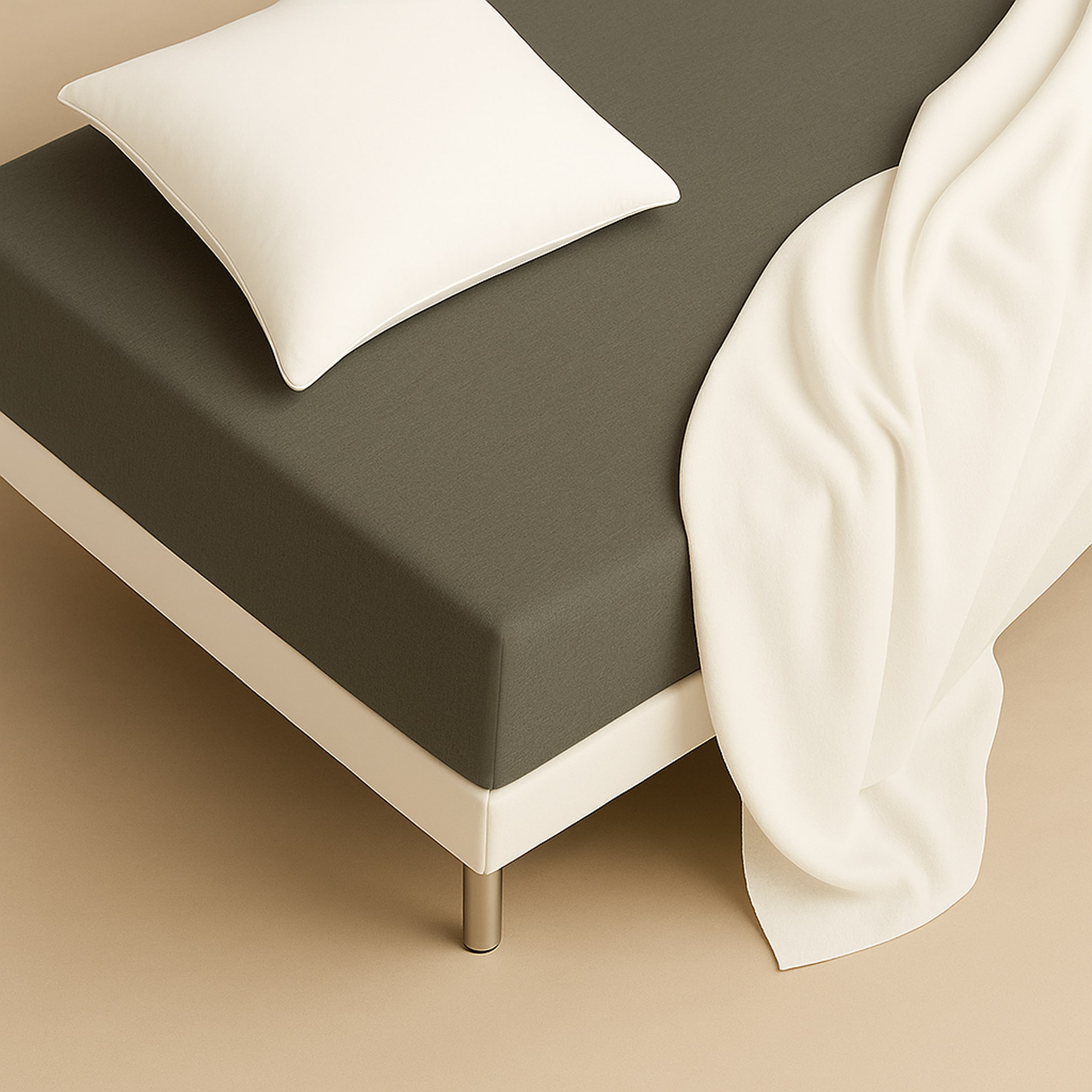 SCHÖNER WOHNEN-Kollektion Spannbettlaken »Flat« Formbeständiges Spannbettlaken für hohe Matratzen