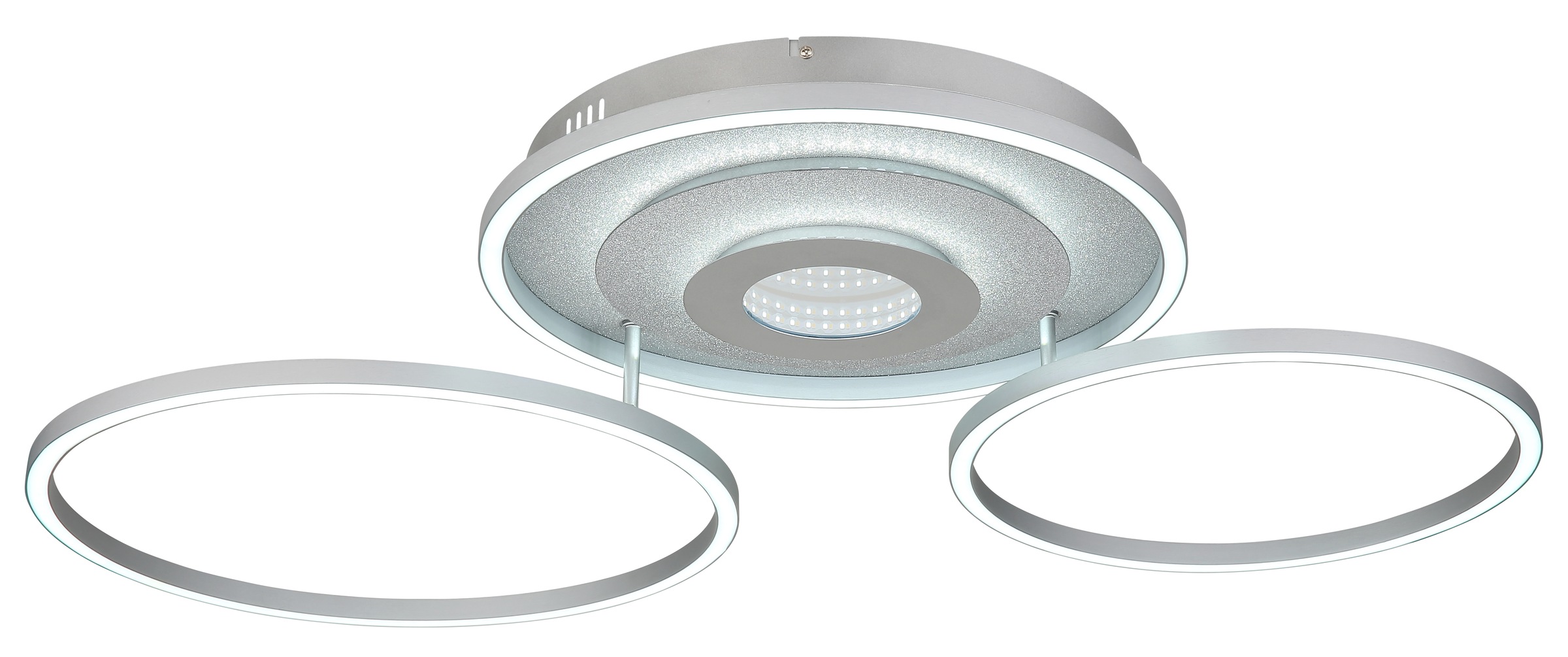 GLOBO LIGHTING Deckenleuchte »MILES« LED-Modul 1 Stk. LED-Deckenleuchte mit 3D-Effekt, dimmbar, modern & hell