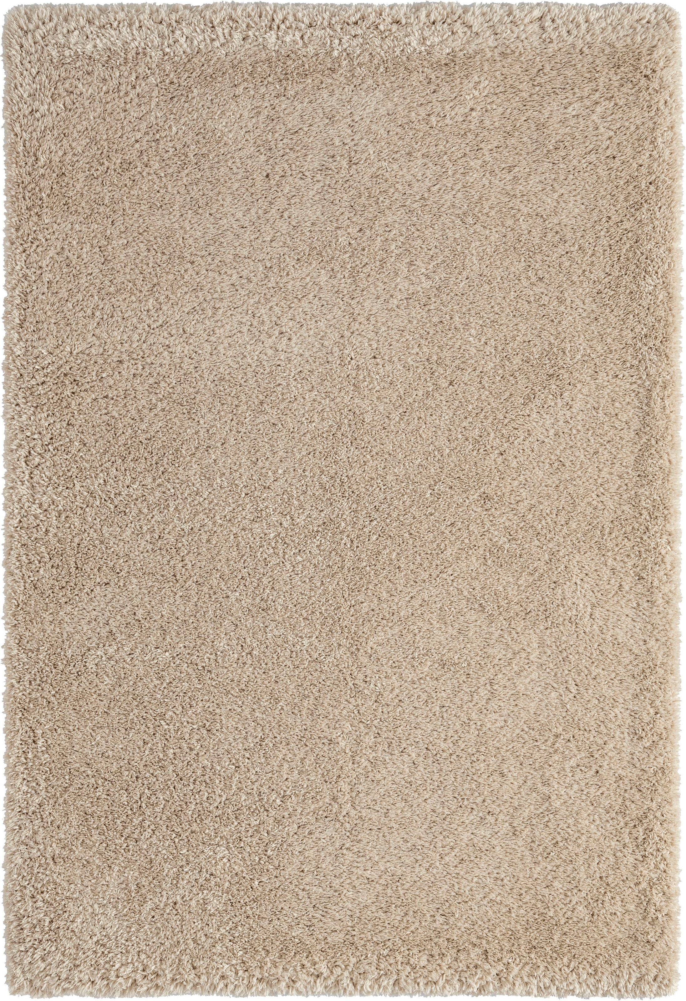 merinos Teppich »Recycle Floki 961«, rund, 50 mm Höhe, Shaggy aus recyceltem Polyester, meliert, Wohnzimmer