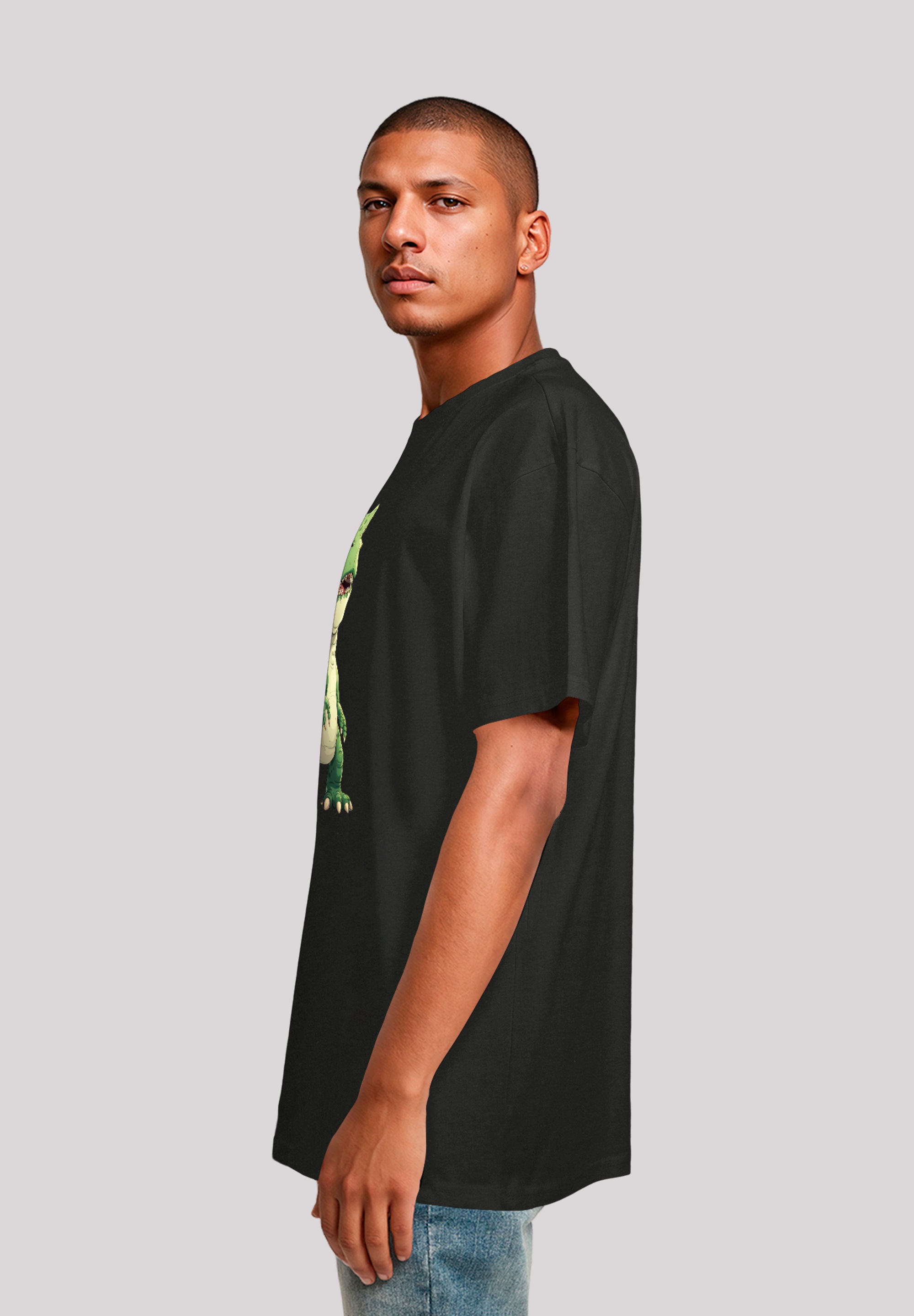 F4NT4STIC T-Shirt »Süßer grüner Dino«, Premium Qualität