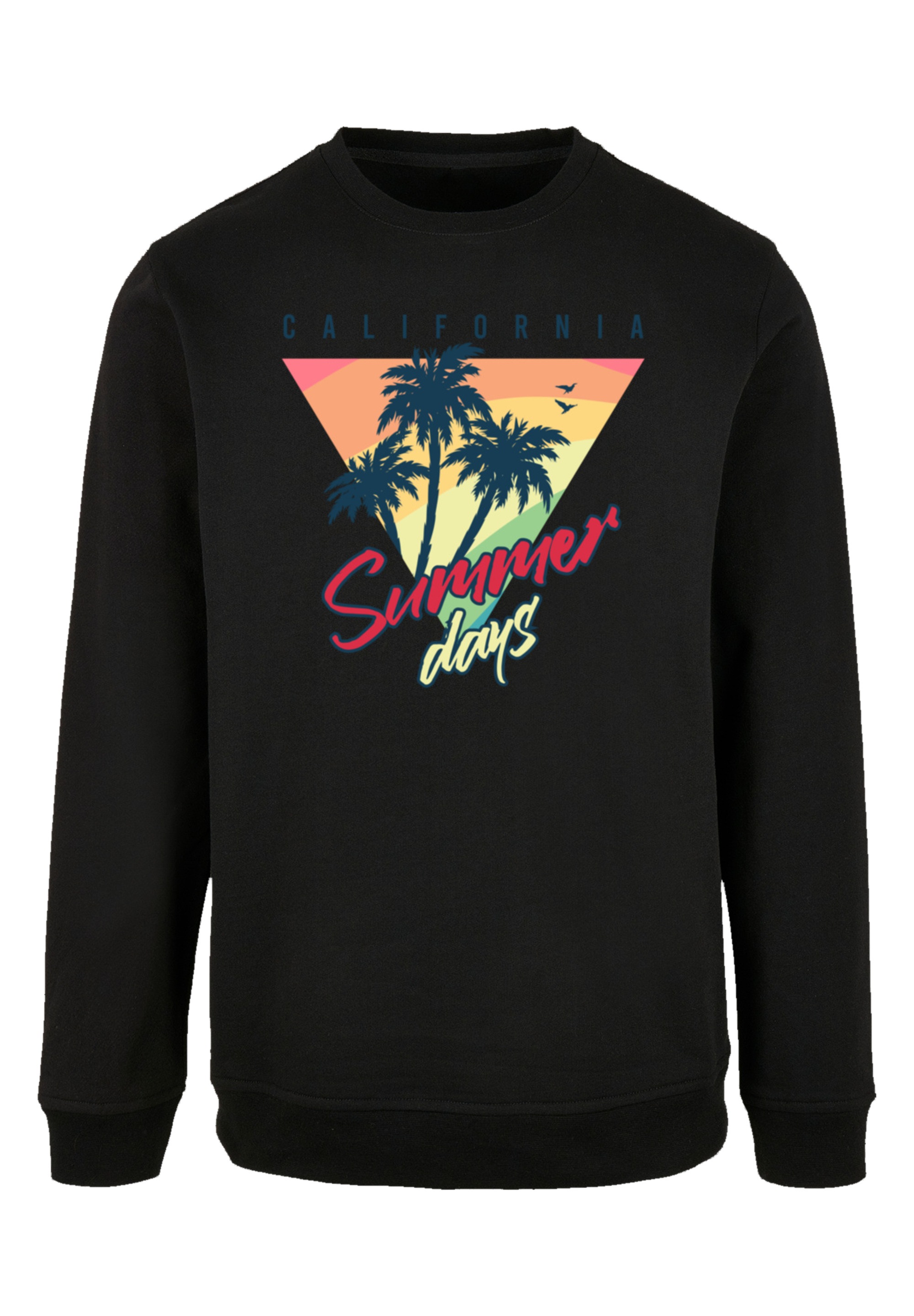 F4NT4STIC Sweatshirt »California Palmen Retro«, Premium Qualität
