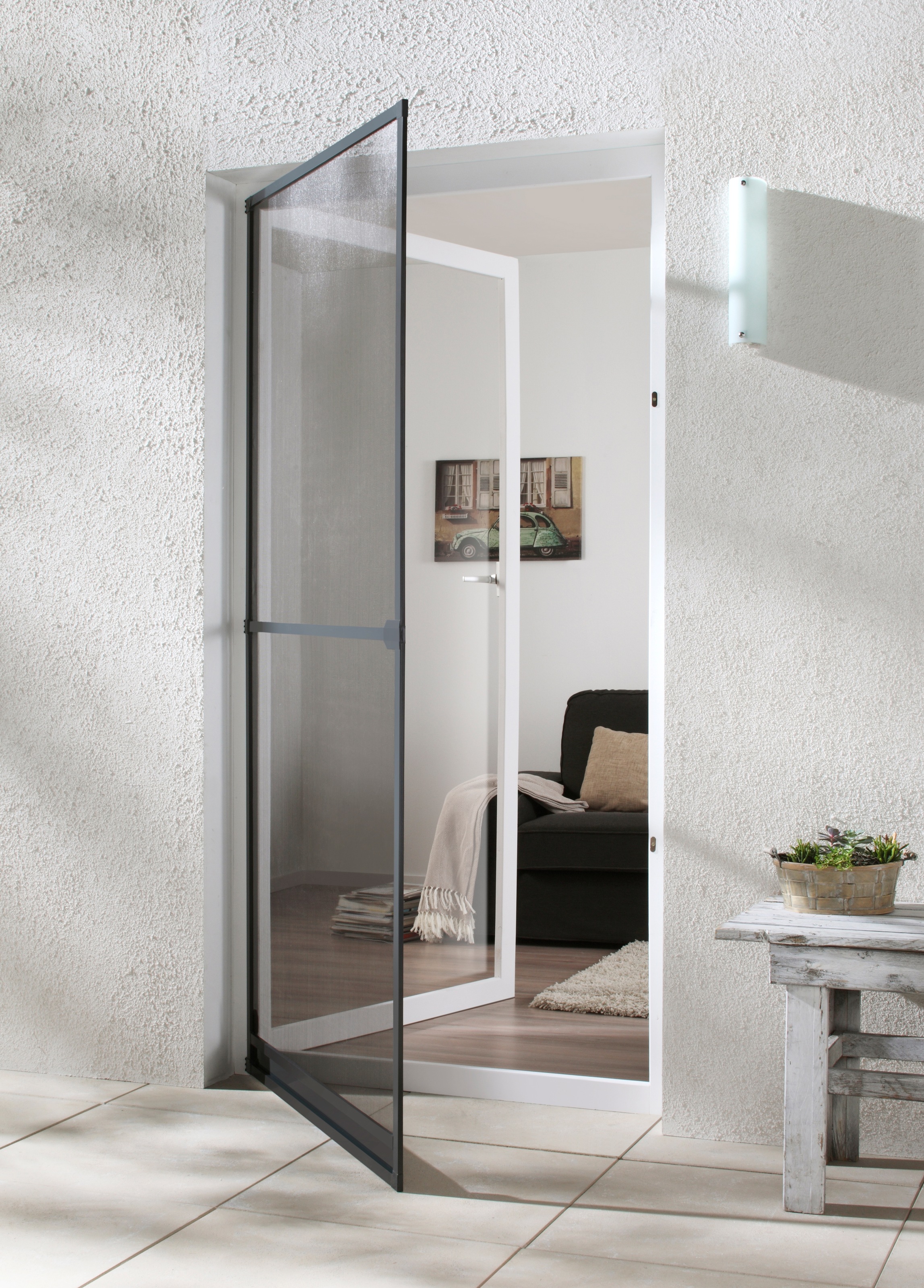 hecht international Insektenschutz-Tür "Basic" Bausatz BxH: 100x210 cm, kür günstig online kaufen