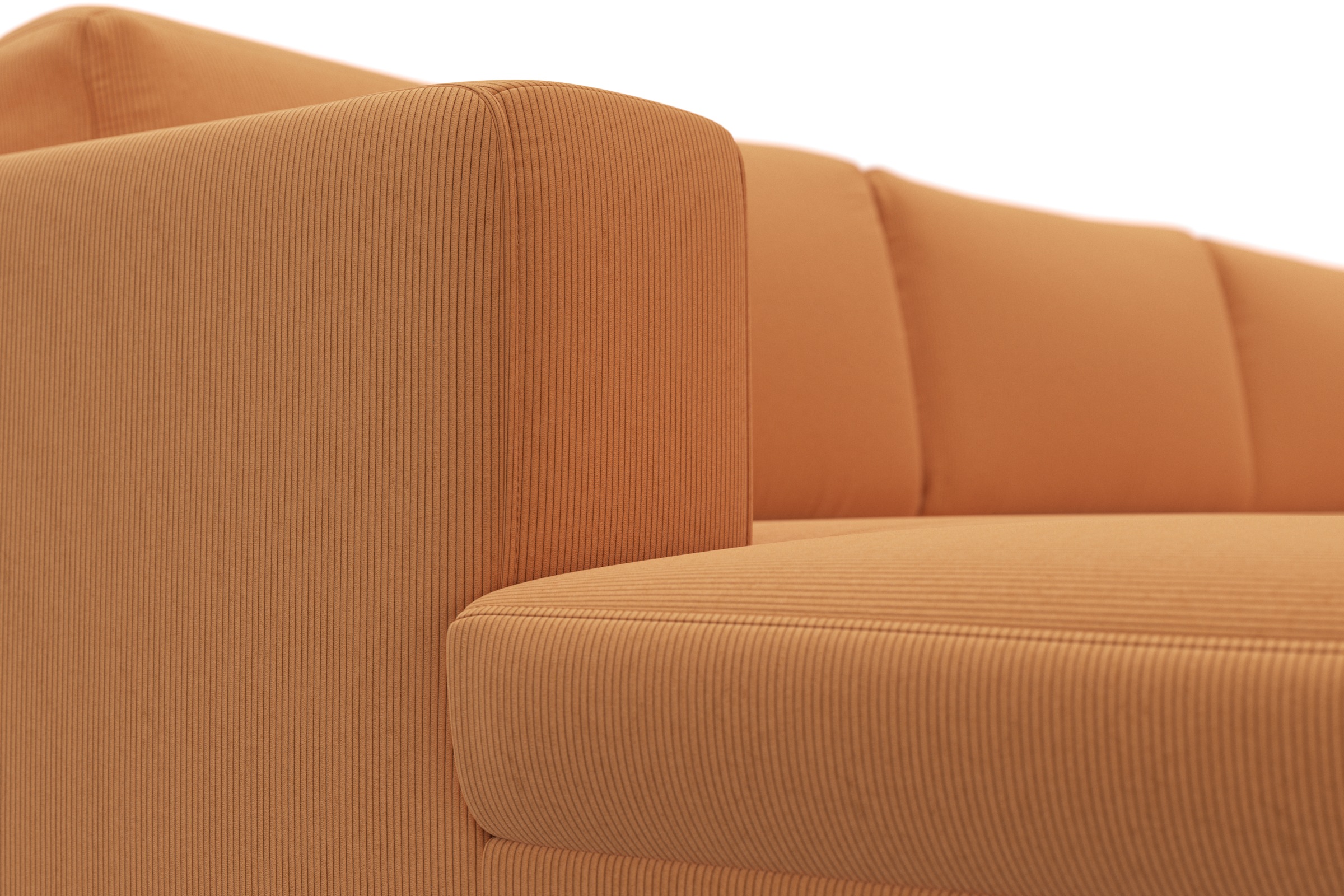 DOMO collection Wohnlandschaft »Modica U-Form«, XXL, in moderner Optik mit, 2 großzügigen Recamieren, auch in Cord