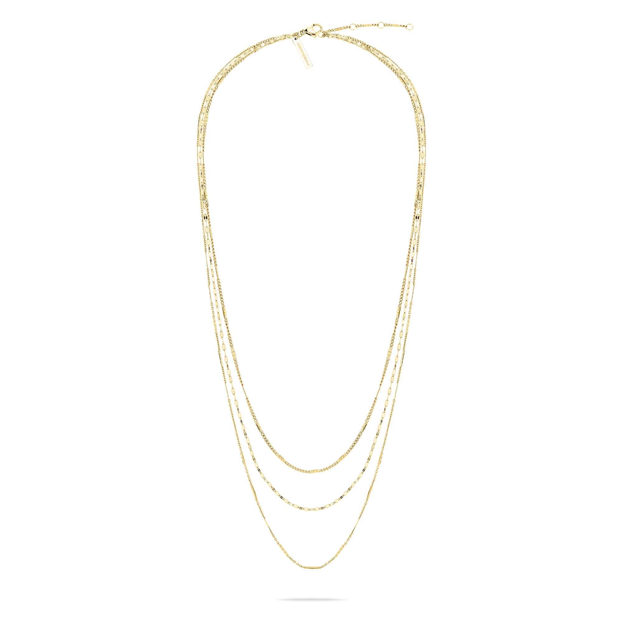 Liebeskind Berlin Kette ohne Anhänger »Schmuck Edelstahl Sparkling With Layers LJ-1459 LJ-1460 LJ-1461«