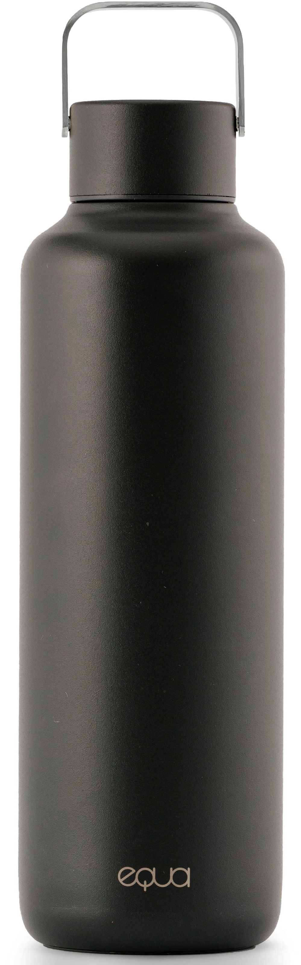 equa Isolierflasche "Timeless Dark 600 ml", Edelstahl, doppelwandig