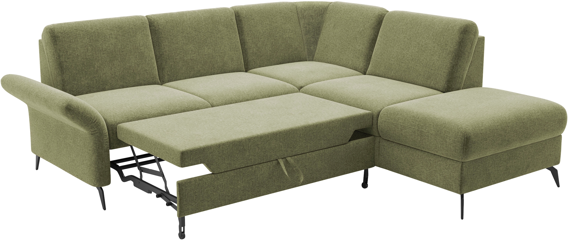 Home affaire Ecksofa »Rochelle«, optional: Armteilverstellung, klappbar, Bettkasen
