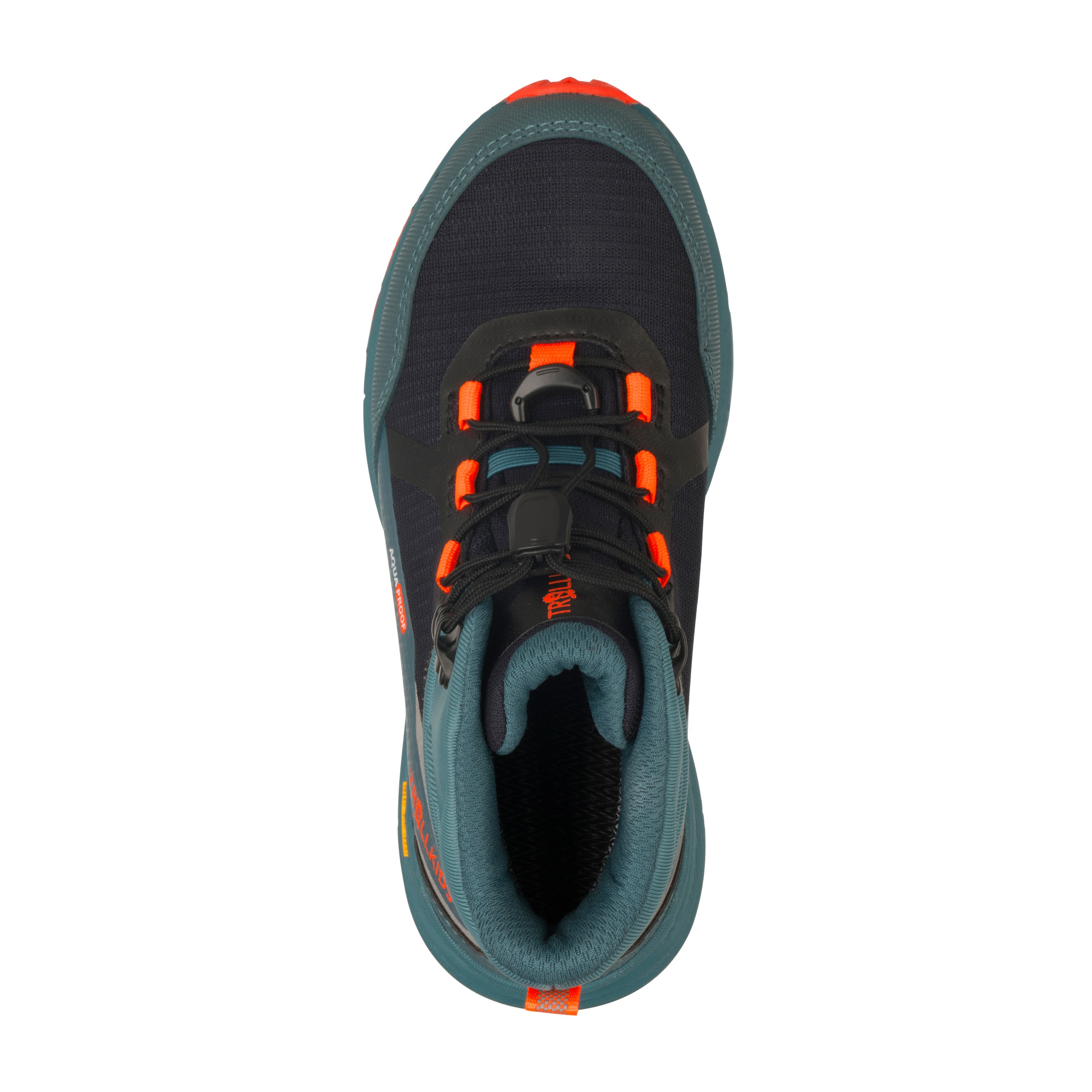 TROLLKIDS Outdoorschuh »KIDS SKARVAN HIKER MID XT«, wasserdicht, Vibram Sohle, Schnellverschluss, reflektierende Details