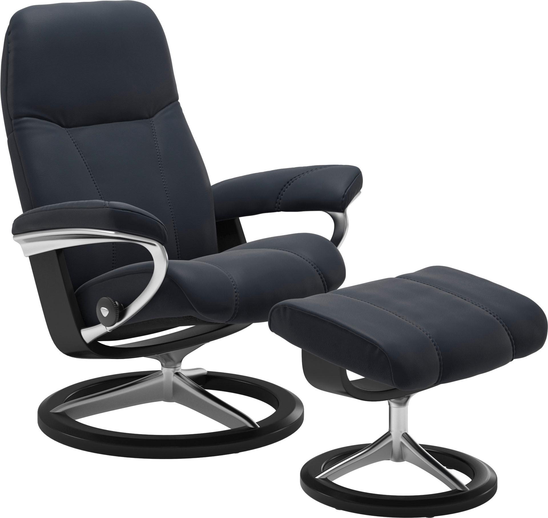 Stressless "Consul" Set, Relaxsessel mit Hocker, mit Hocker, mit Signature günstig online kaufen