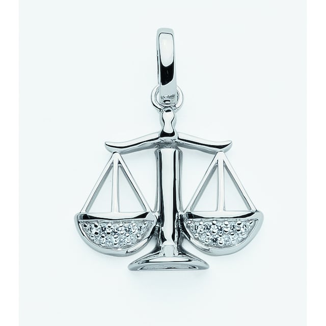 Adelia´s Kette mit Anhänger »925 Silber Sternzeichen Anhänger Waage mit  Zirkonia«, Schmuckset - Set mit Halskette online bestellen | BAUR