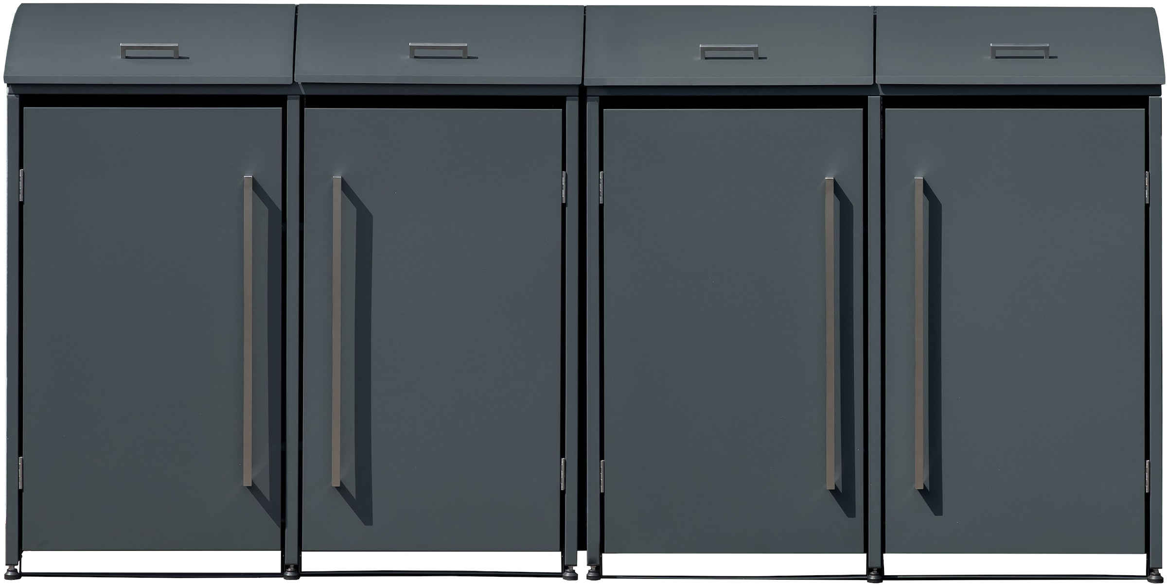 WESTMANN Mülltonnenbox "Moderna 4", Platz für 4 Mülltonnen je 240 L, BxHxT: 278x83x135 cm