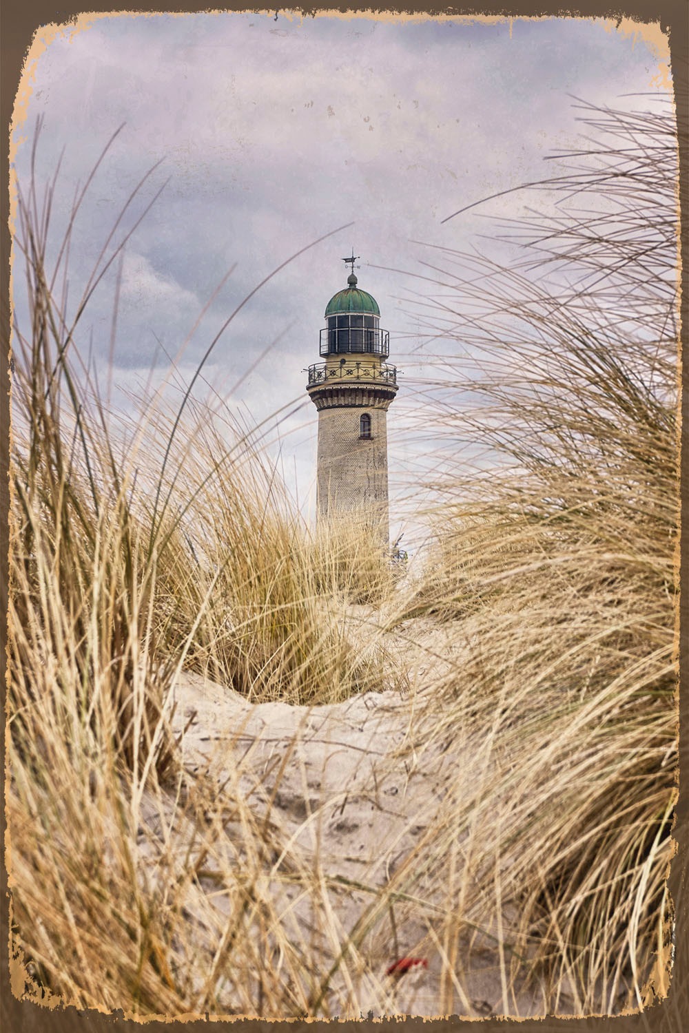 queence Metallbild "Leuchtturm", Leuchtturm, (1 St.), Düne, Gräser, Nordsee günstig online kaufen