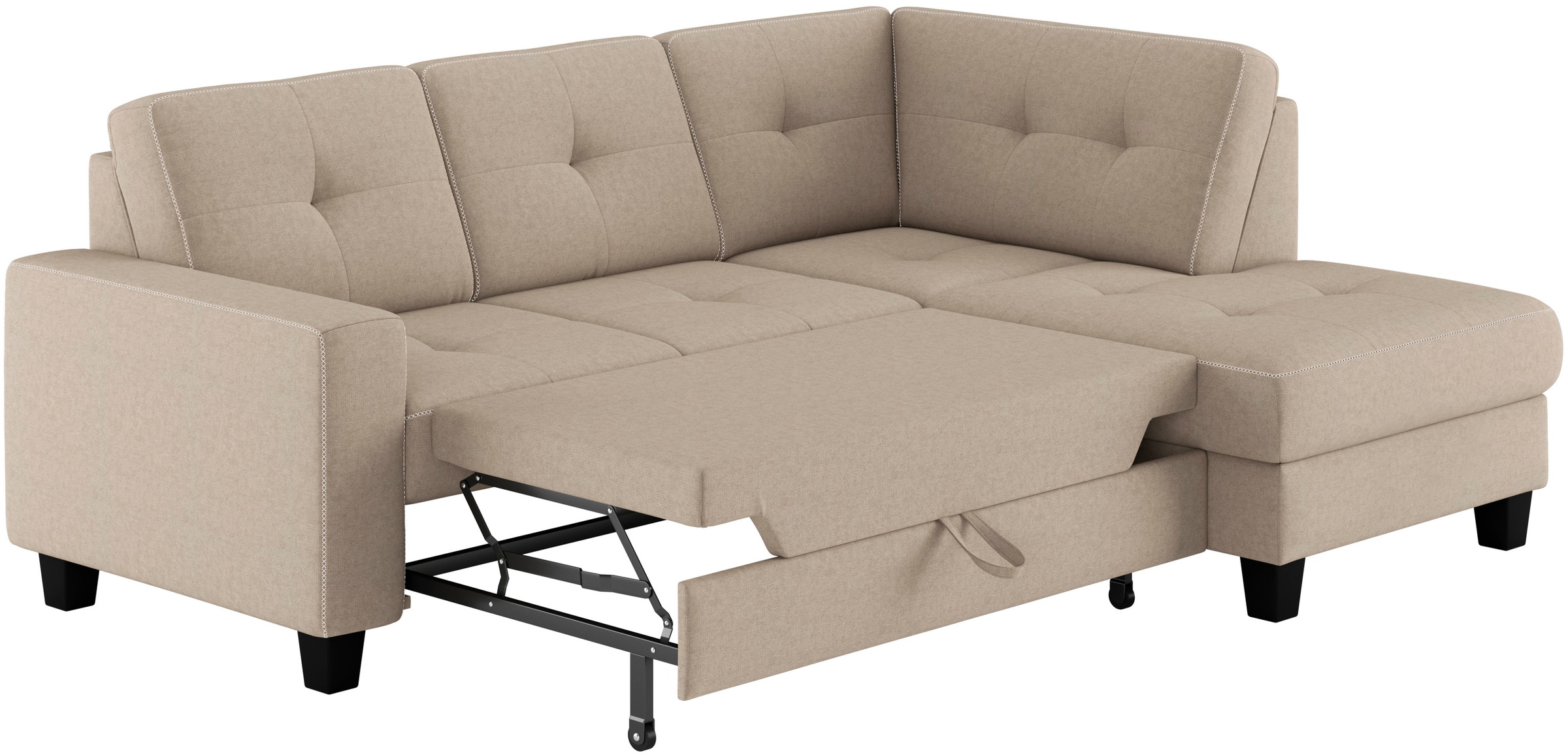 Home affaire Ecksofa »Varese« wahlweise mit Bettfunktion und Bettkasten