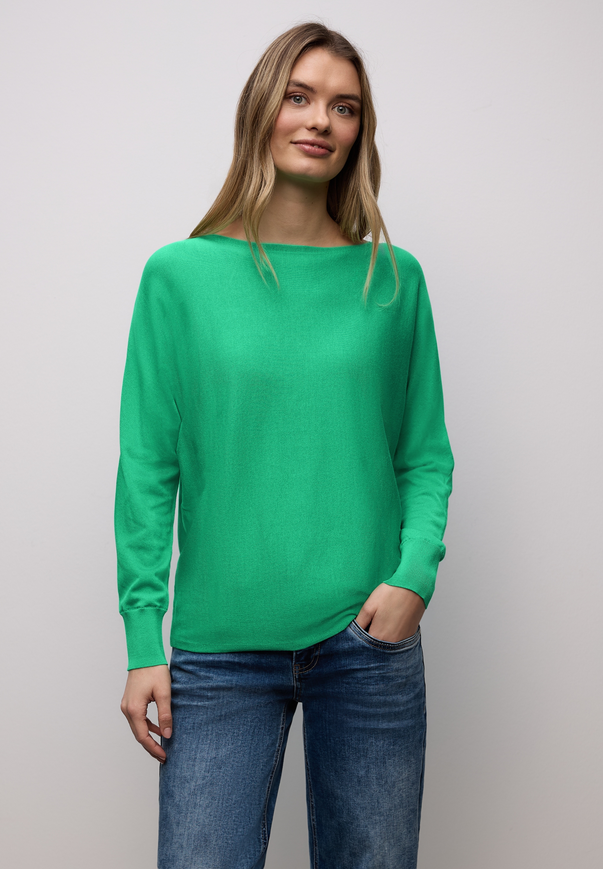 STREET ONE Strickpullover mit Strick-Detail günstig online kaufen