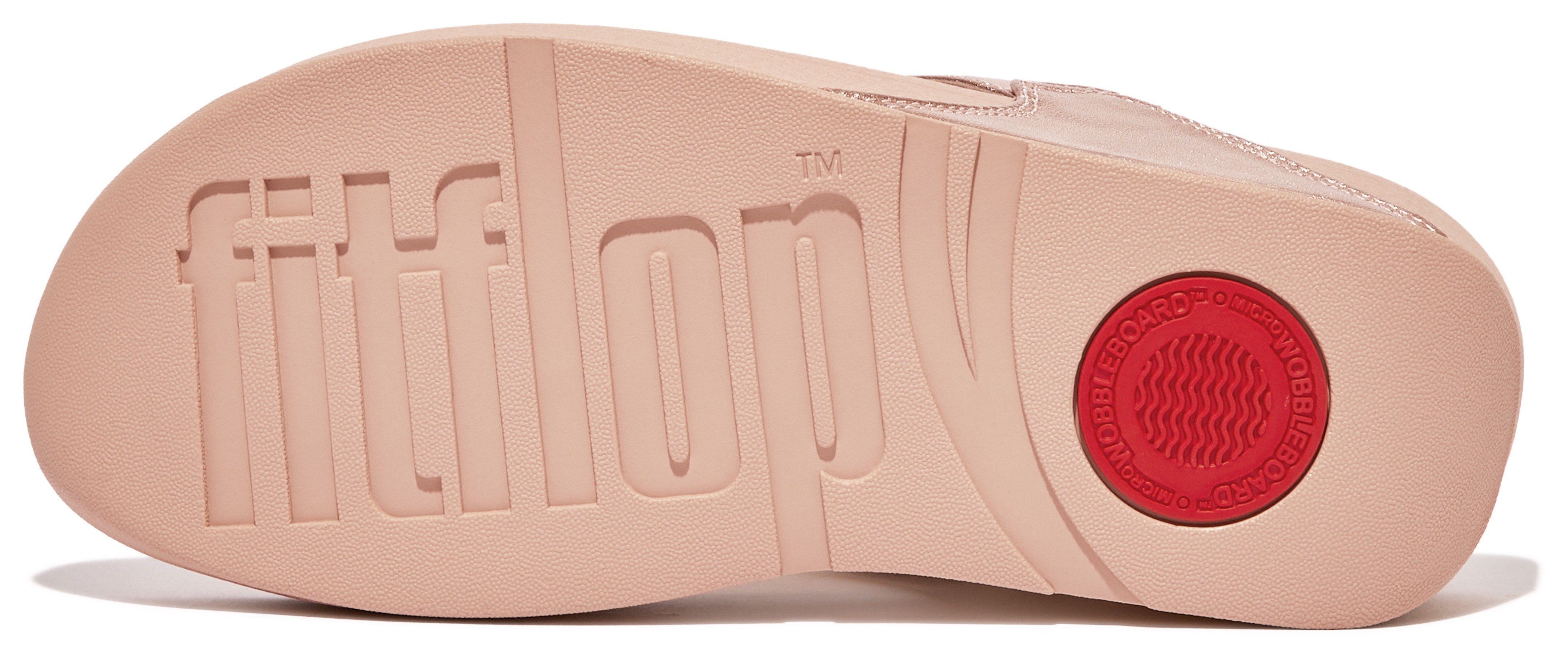 Thumbnail - Fitflop Dianette "LULU LEATHER TOEPOST", Pool Slides, Pantolette, Badeschuh mit Keilabsatz