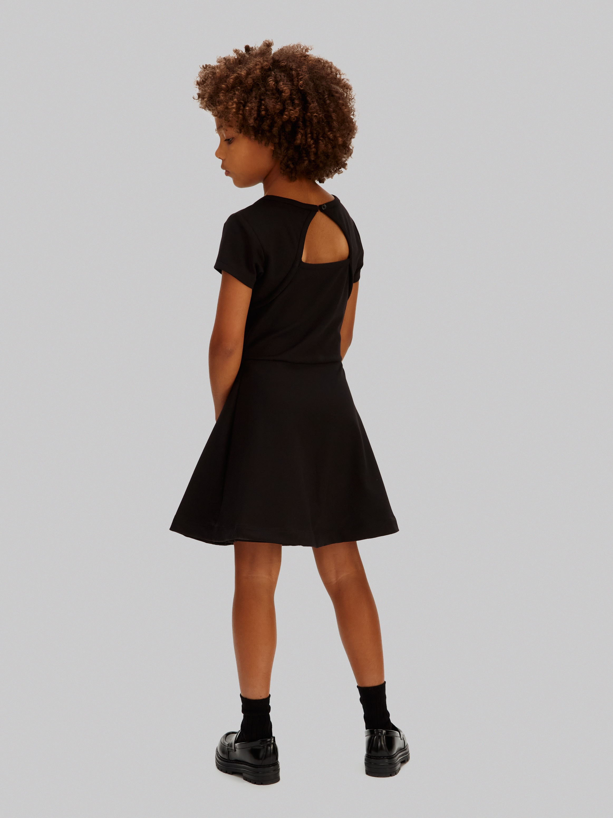 Calvin Klein Jeans Jerseykleid »PUNTO DRESS« Ohne Tasche Regular fit für Kinder mit Markenlogo