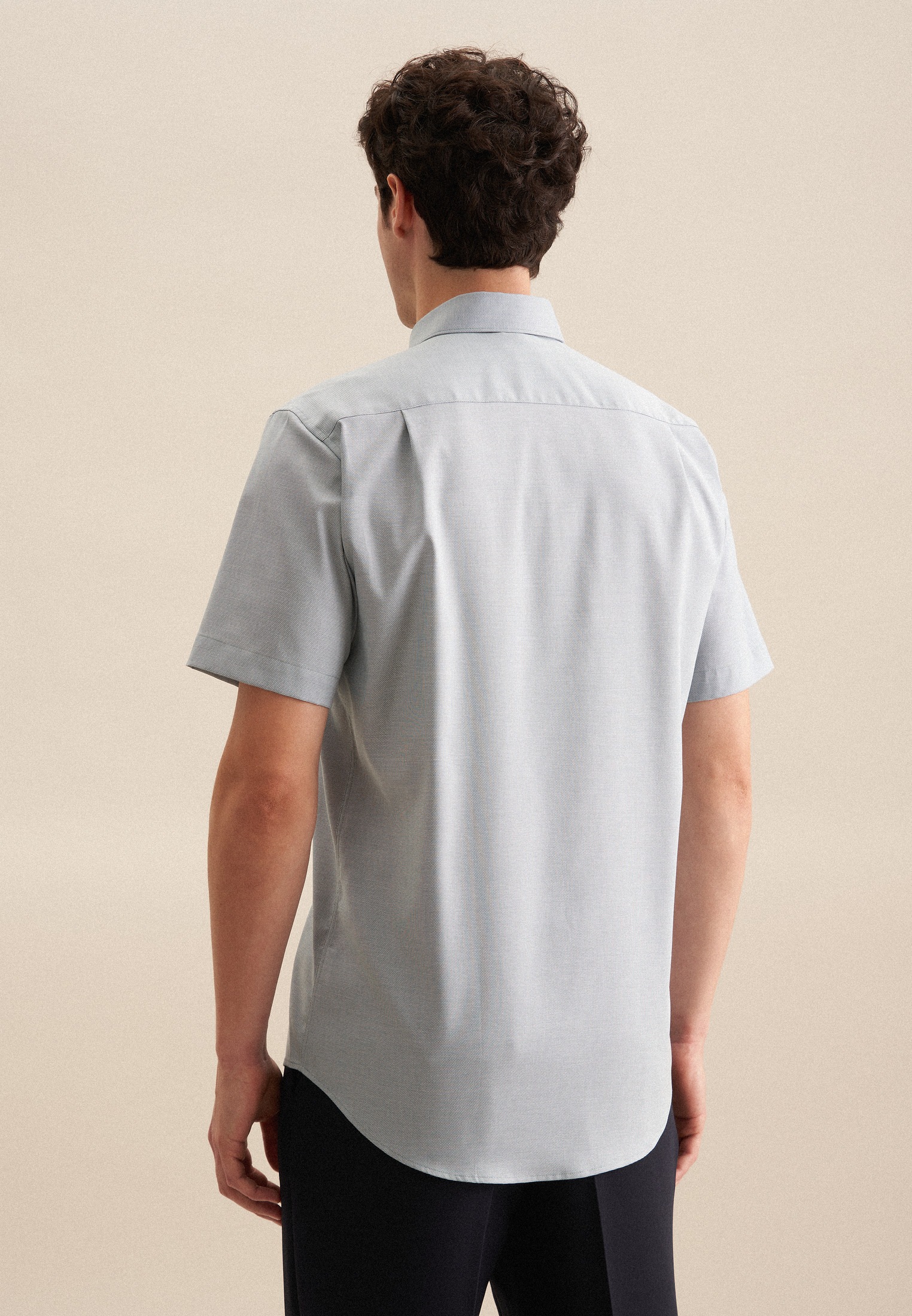 seidensticker Businesshemd "Comfort", Comfort 1/2 Button-Down-Kragen Strukt günstig online kaufen