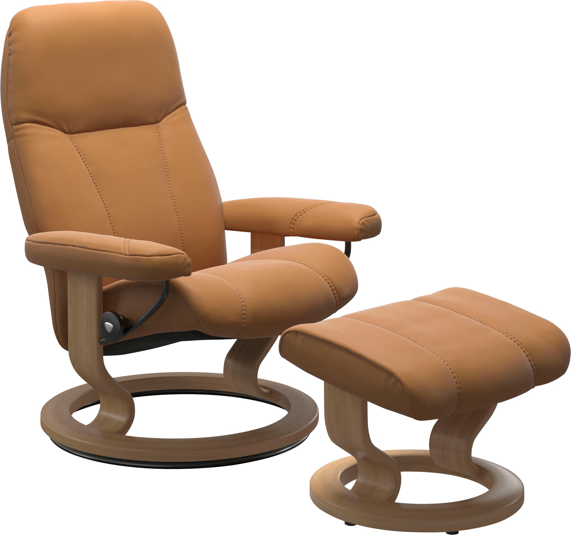 Stressless "1" Set, Relaxsessel mit Hocker, mit Hocker, mit Classic Base, G günstig online kaufen
